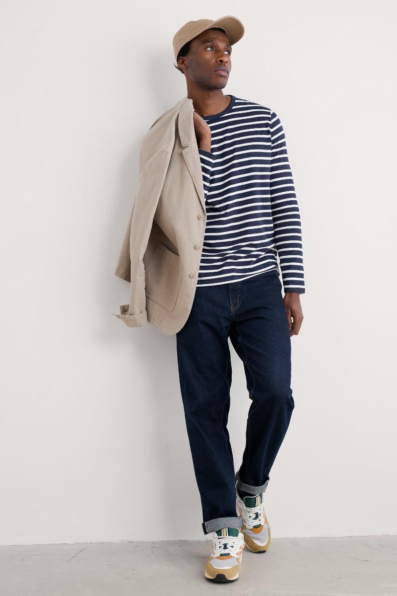 An image of Seasalt  Men's Sailor Shirt With Crew Neck  