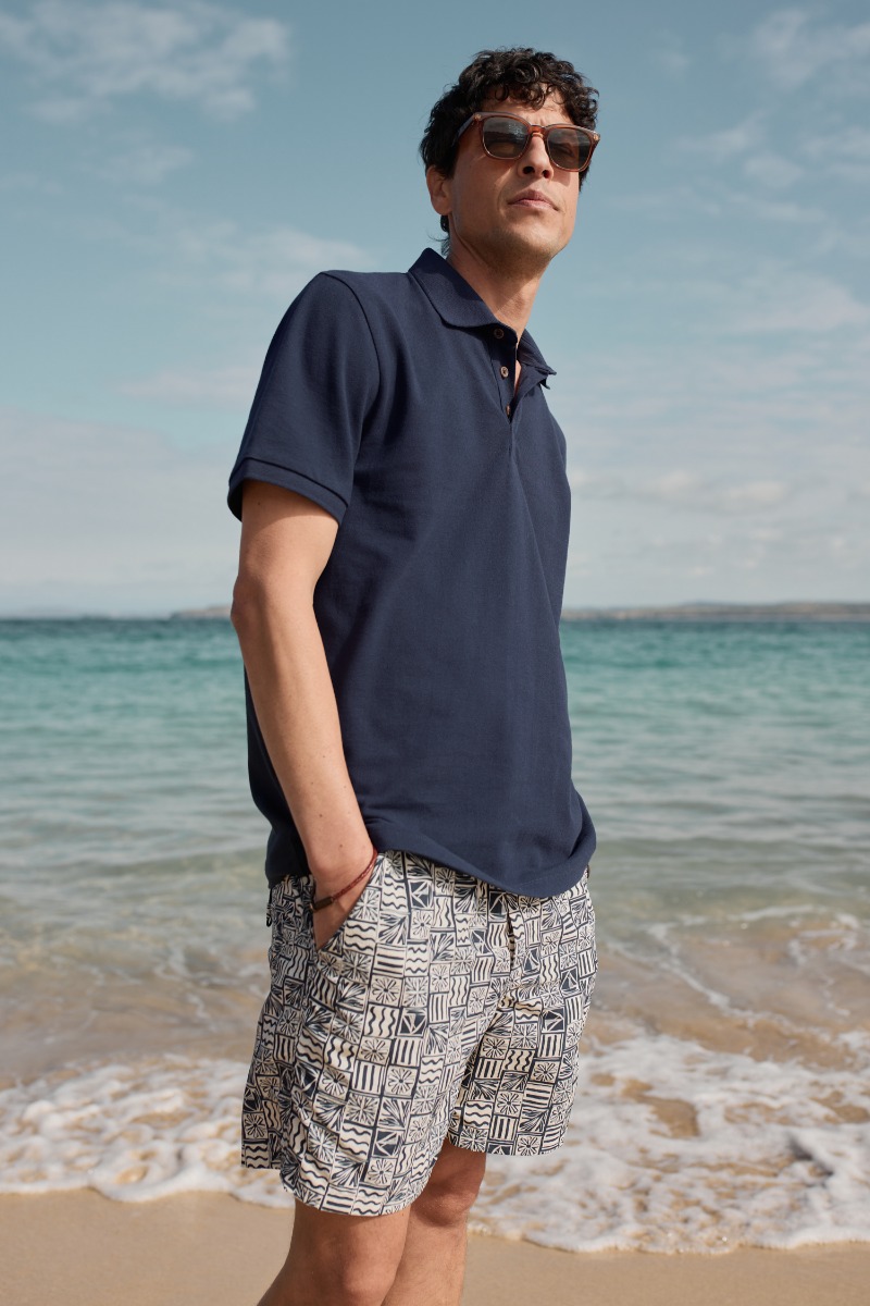 An image of Seasalt  Men's Land and Sea Printed Shorts 