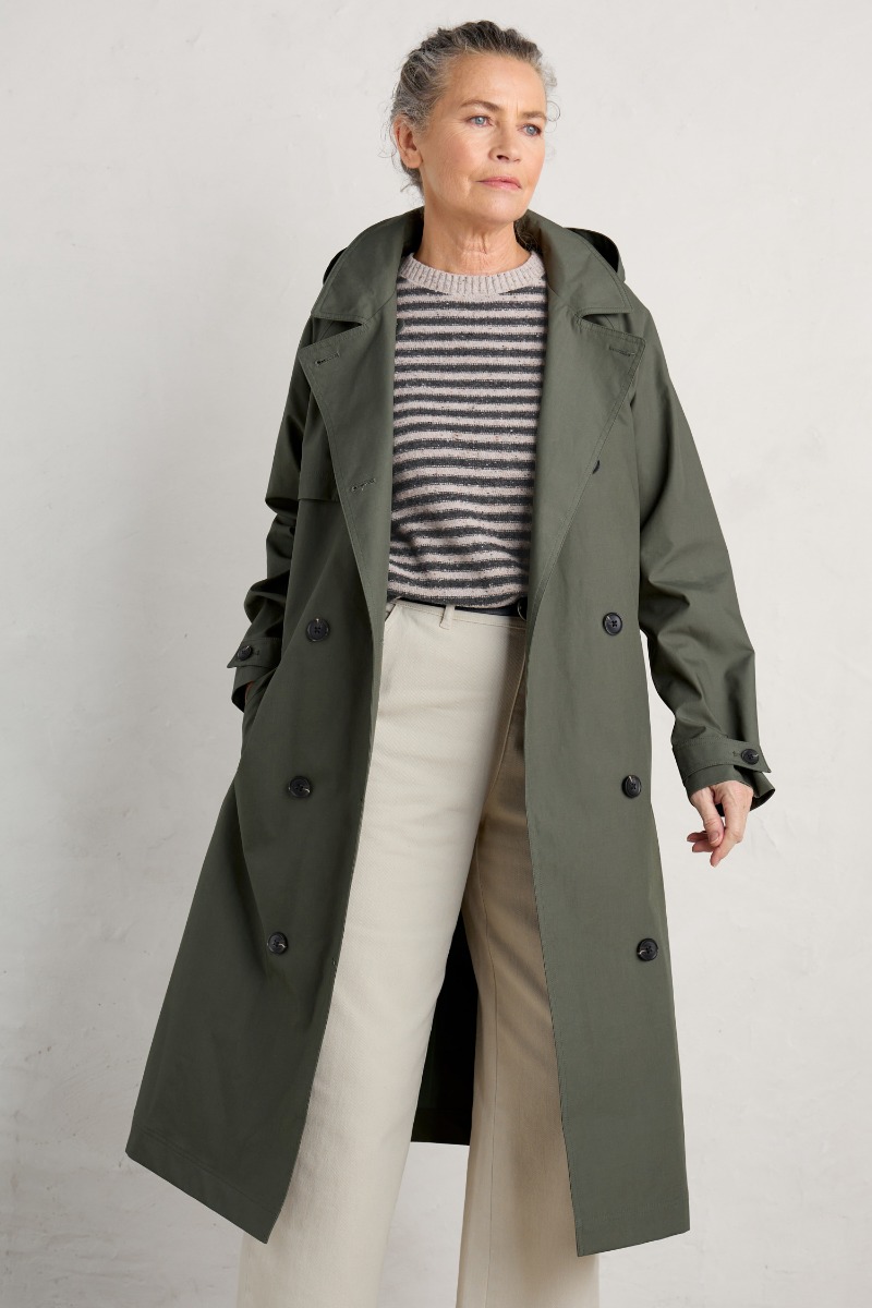 An image of Seasalt  Penweathers Waterproof Trench Coat 