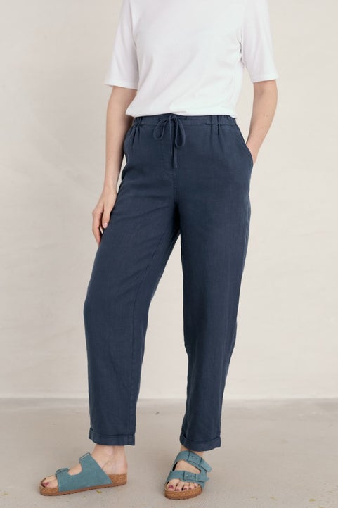 Dipping Sun Linen Trousers Image