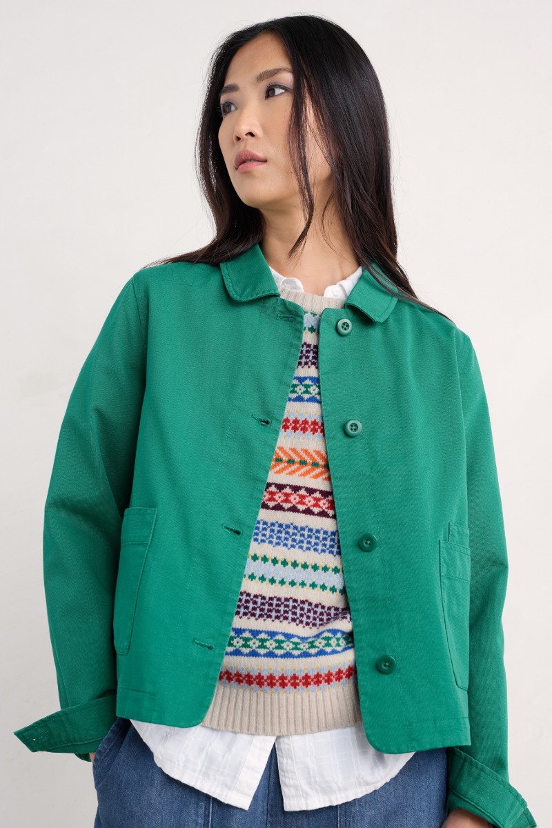 An image of Seasalt  Coombe Lane Cotton Jacket 