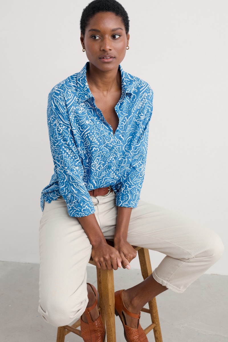 An image of Seasalt  Larissa Shirt in GOTS-Certified Organic Cotton  