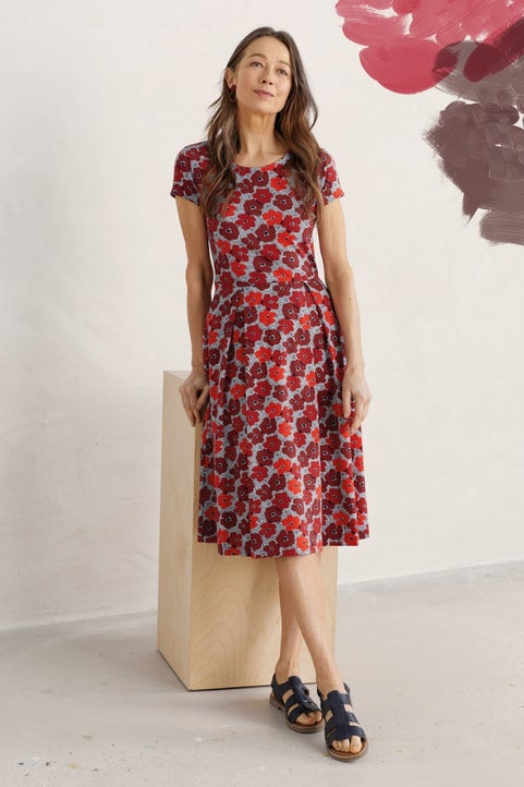 Riviera Fit-and-flare Jersey Dress Image