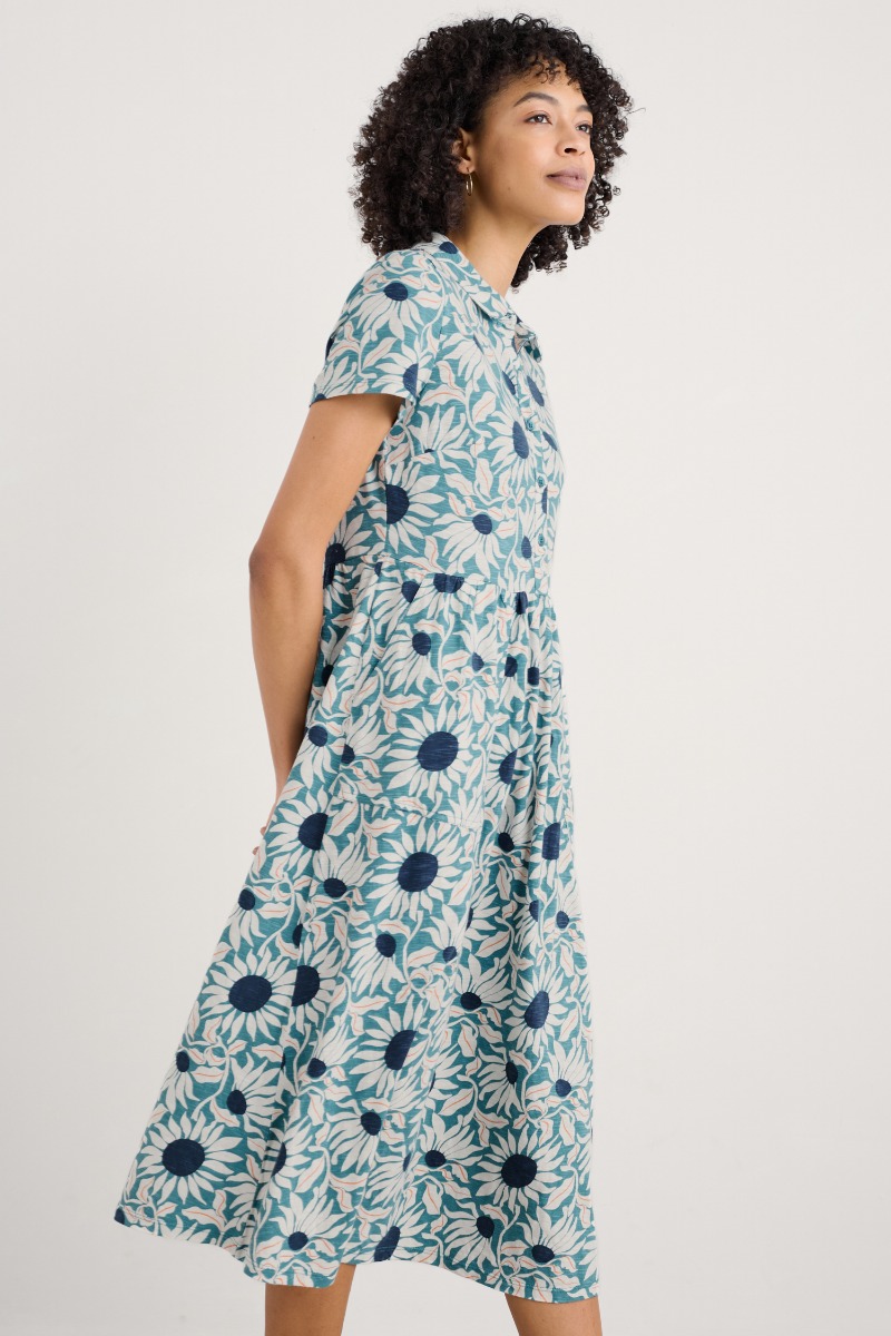 An image of Seasalt  Mainland Jersey Midi Dress 