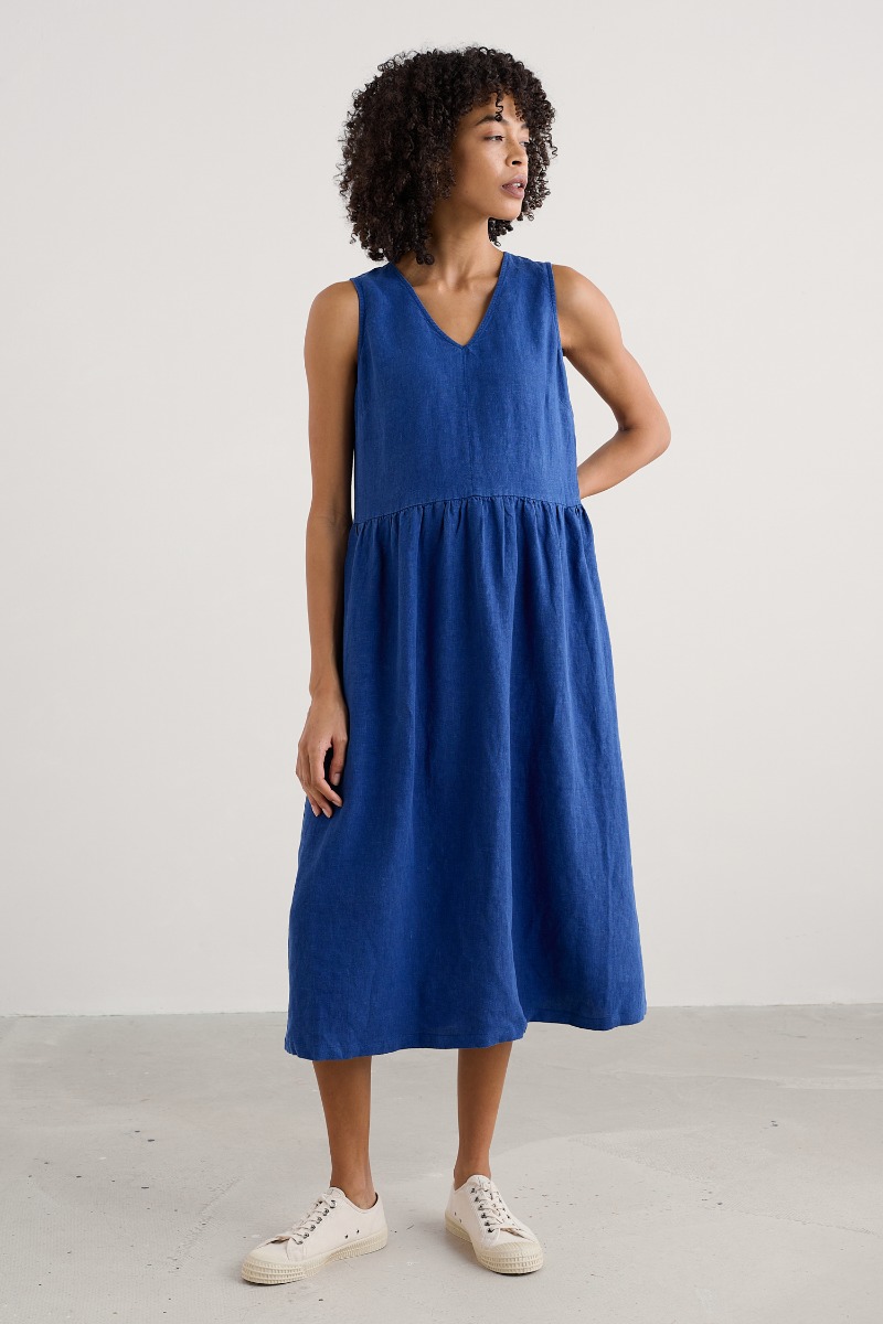 An image of Seasalt  Lowland Heather Sleeveless Dress 