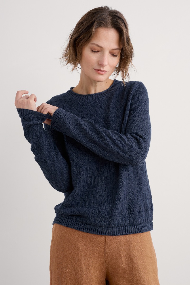 An image of Seasalt  Kinter Organic Cotton Jumper 