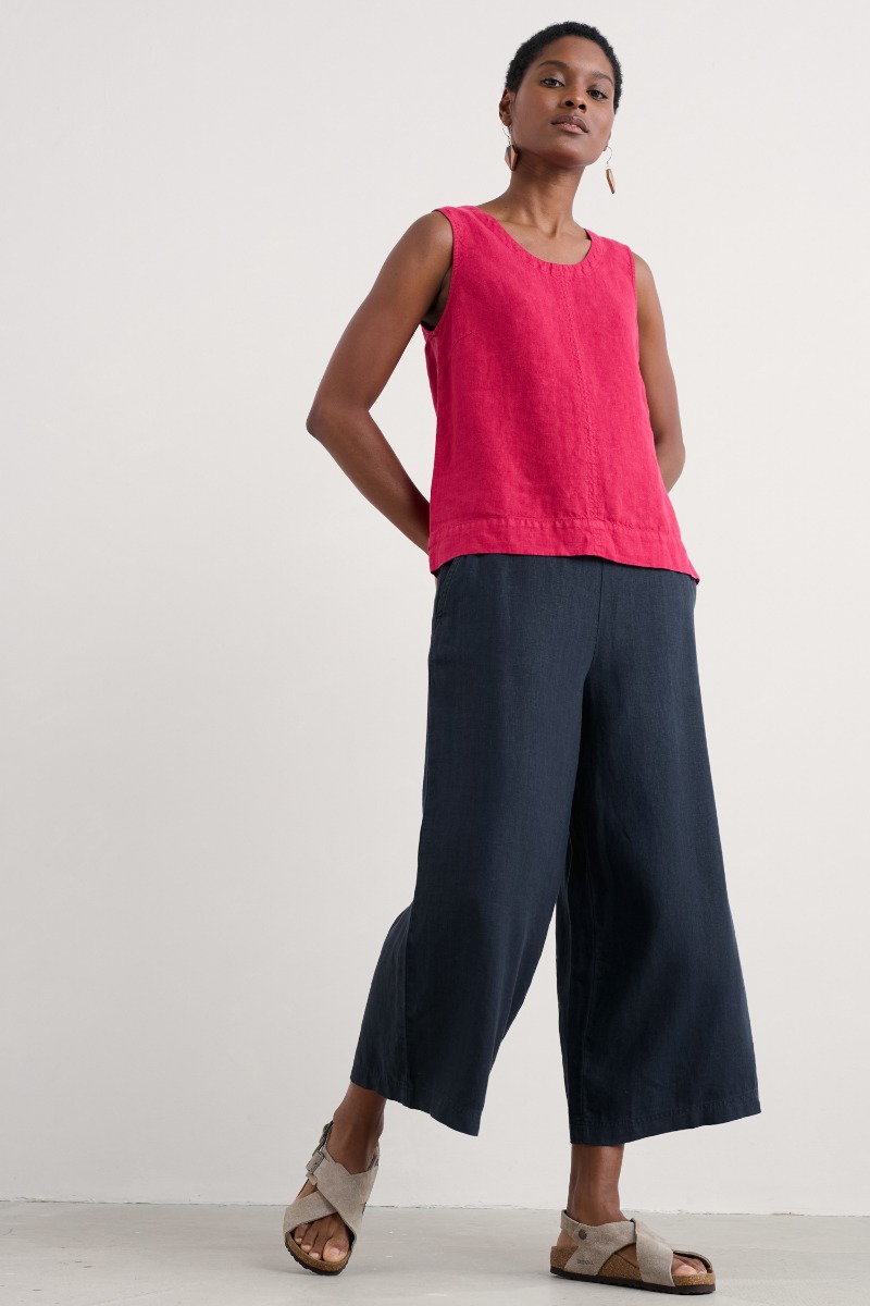 An image of Seasalt  Merrivale Linen Culottes 