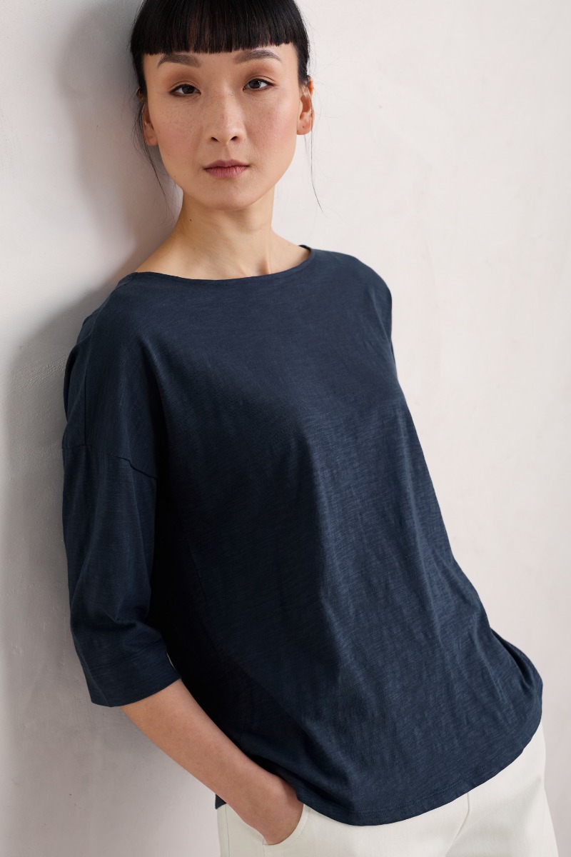 An image of Seasalt  Tremayne Quay Jersey Top 