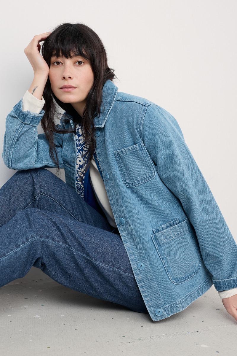 An image of Seasalt  Reading Rocks Denim Jacket 