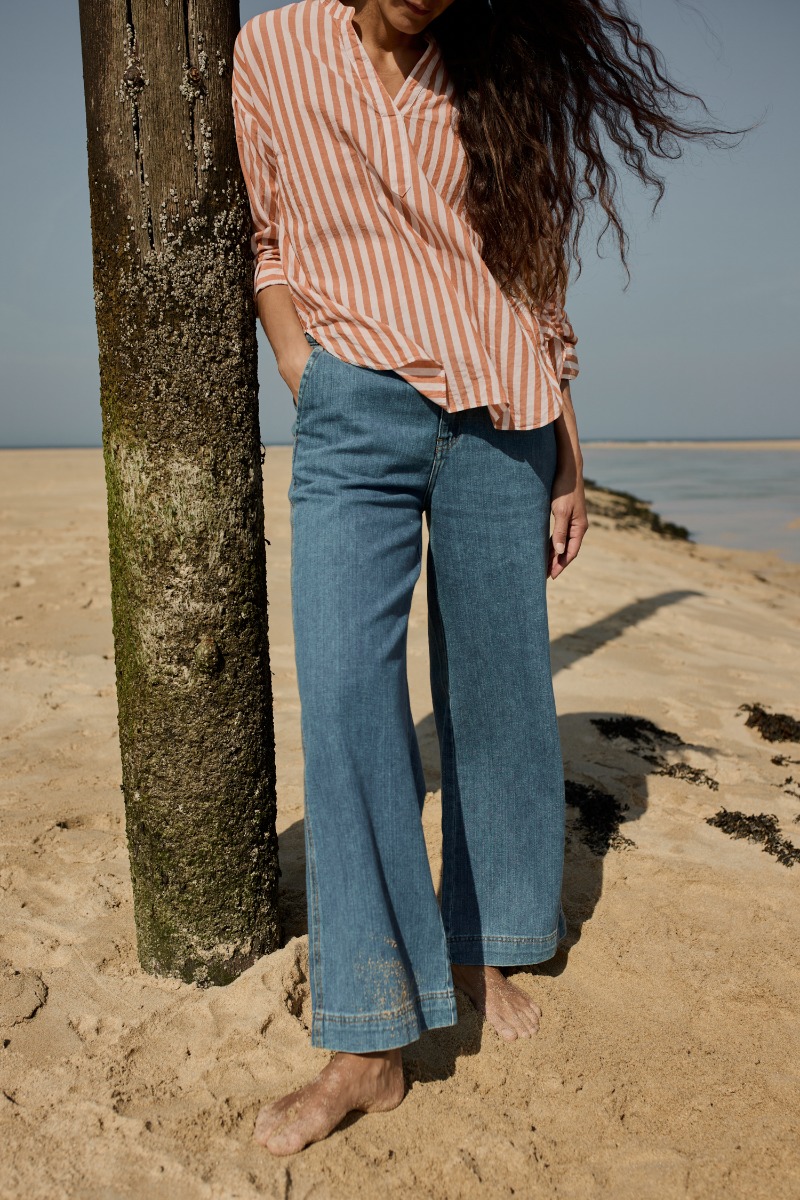 An image of Seasalt  Sennen Cove Wide Leg Jeans 