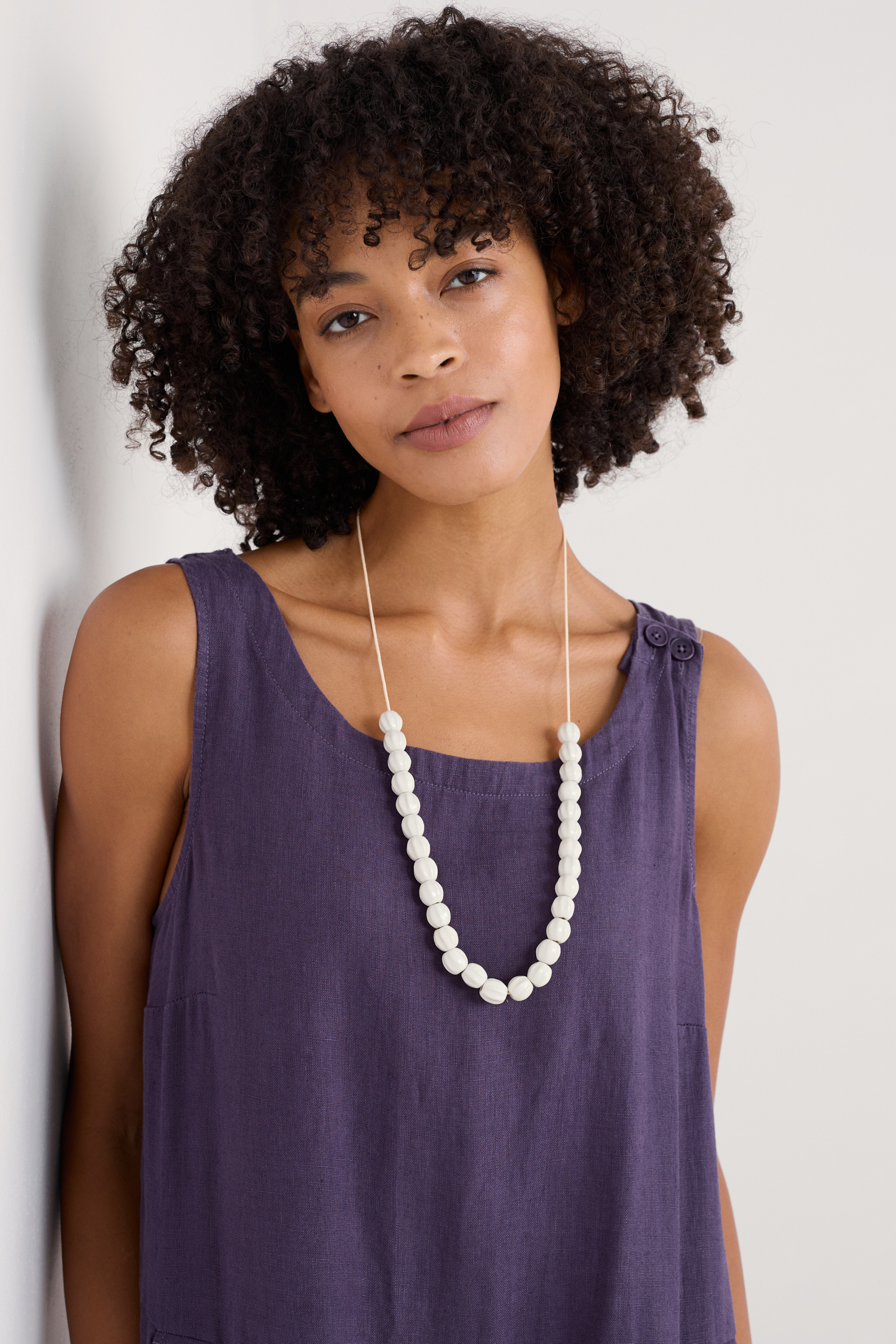 An image of Seasalt  Moorland Haze Bead Necklace 
