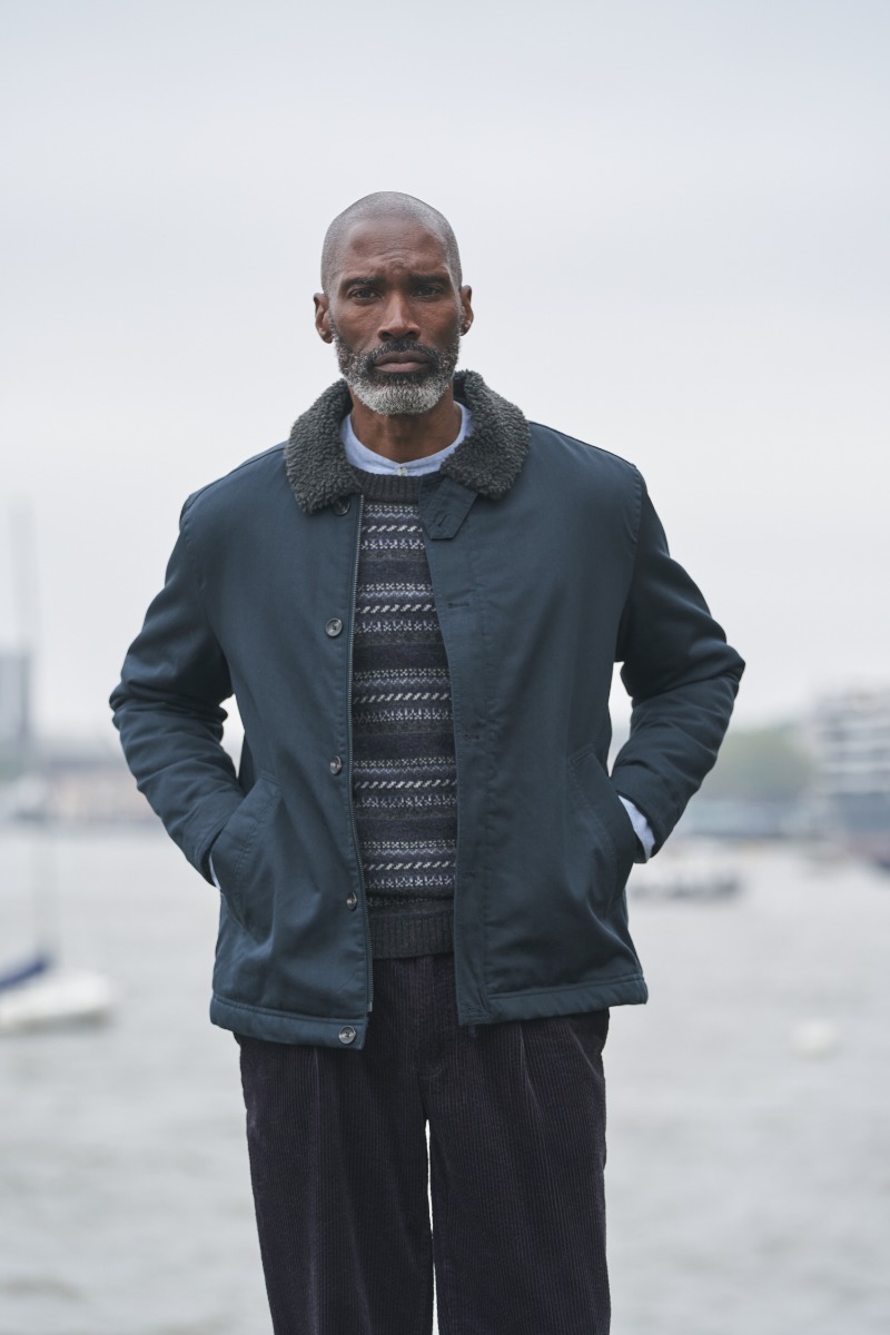 Mens fleece hot sale lined jacket