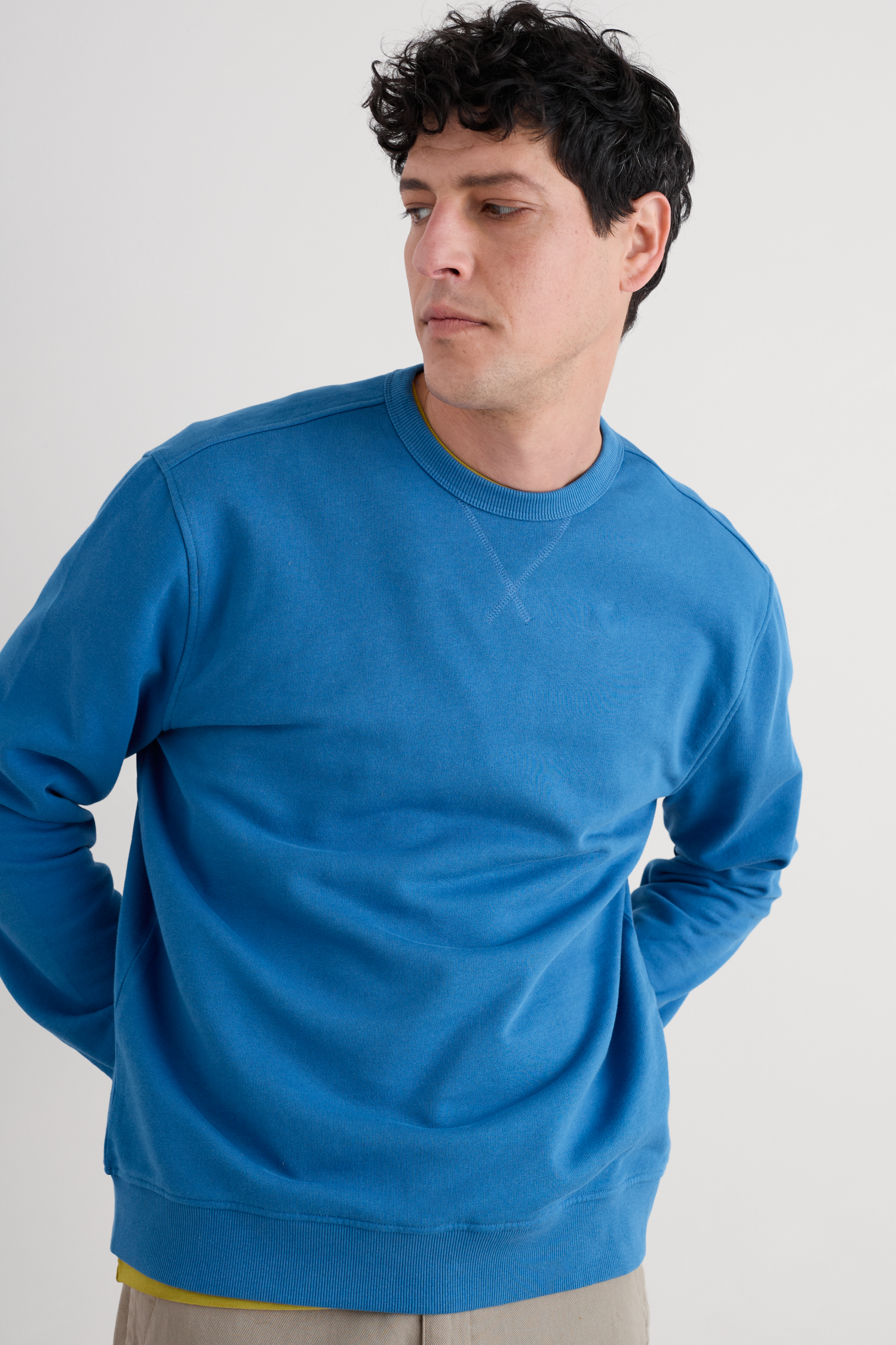 An image of Seasalt  Men's Bolitho Organic Cotton Sweatshirt 