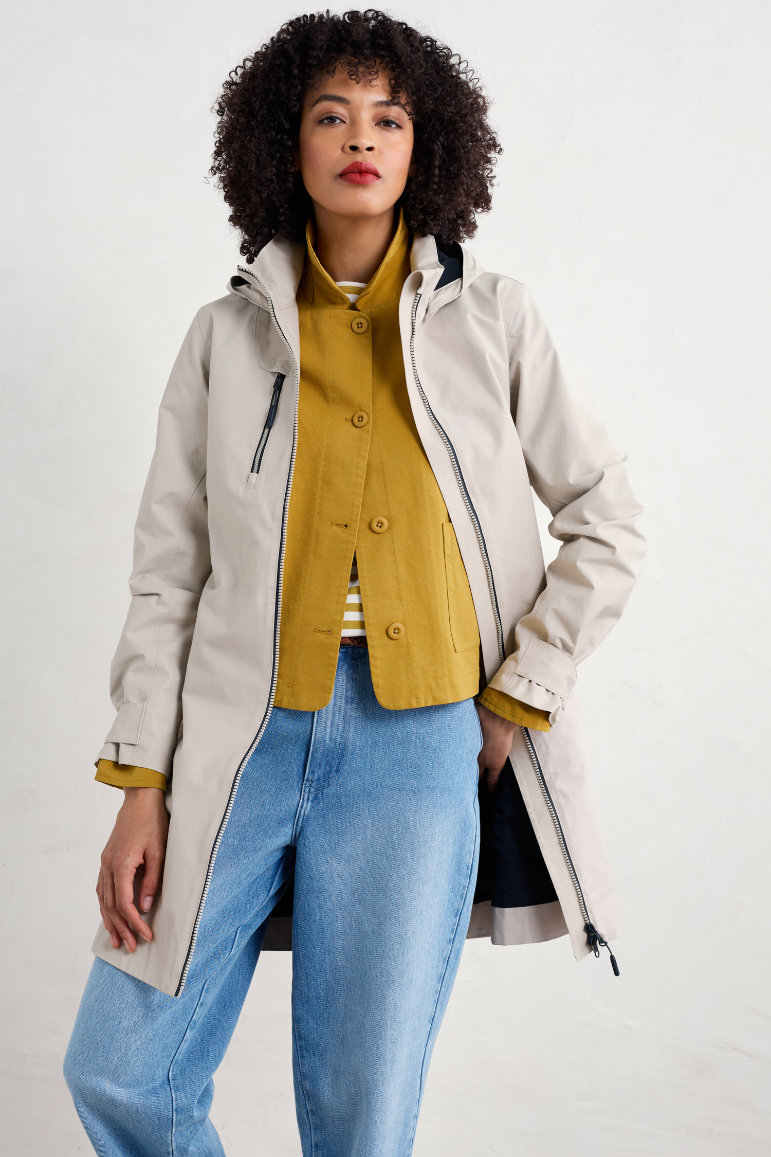 An image of Seasalt  Coverack Waterproof Coat 