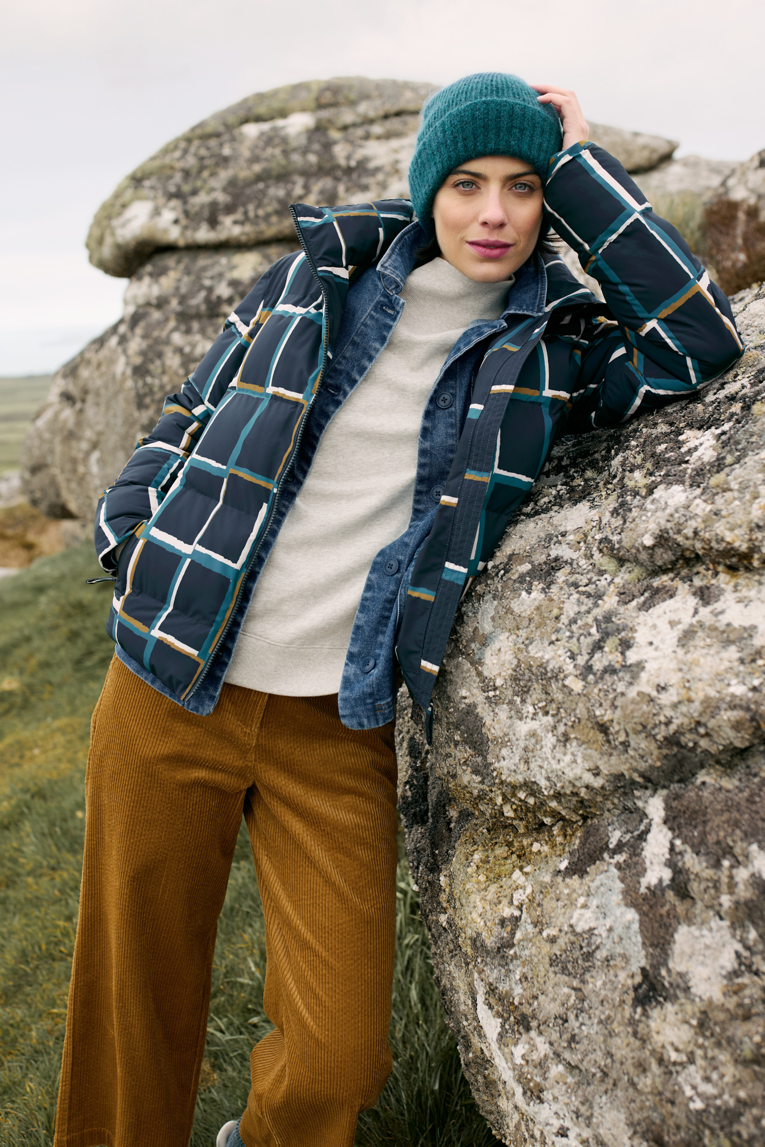An image of Seasalt  Field Path Padded Waterproof Jacket 