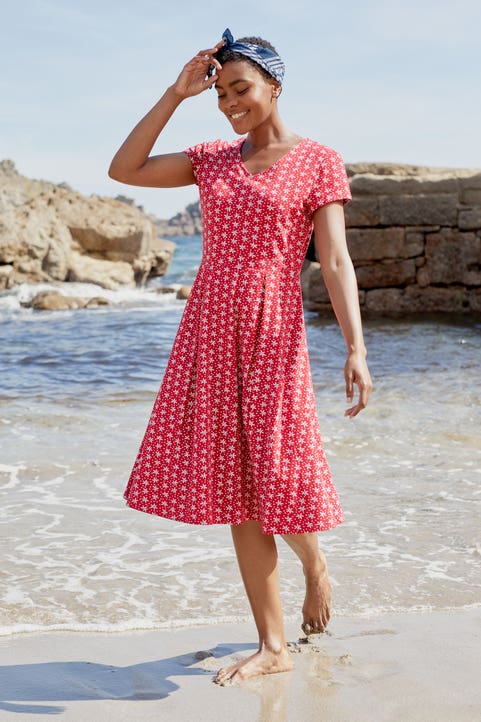 Pier View Jersey Dress Model Image