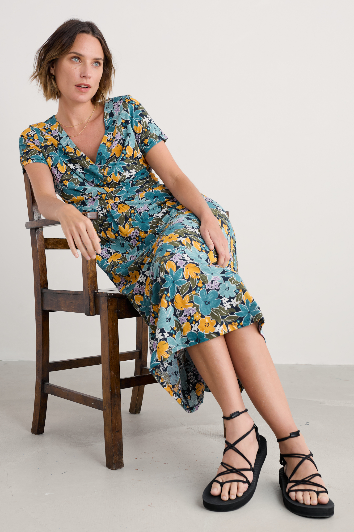 An image of Seasalt  Chapelle Dress in GOTS-Certified Organic Cotton Jersey 