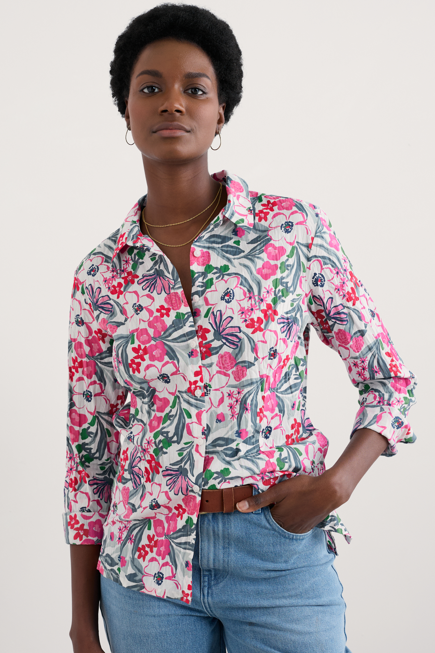 An image of Seasalt  Larissa Shirt in GOTS-Certified Organic Cotton  