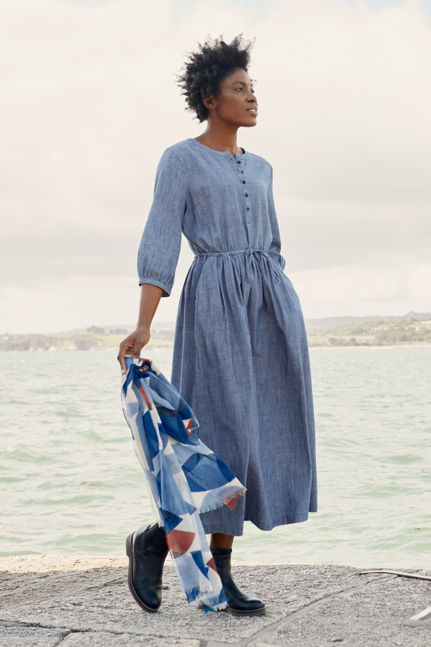 Chambray best sale beach dress