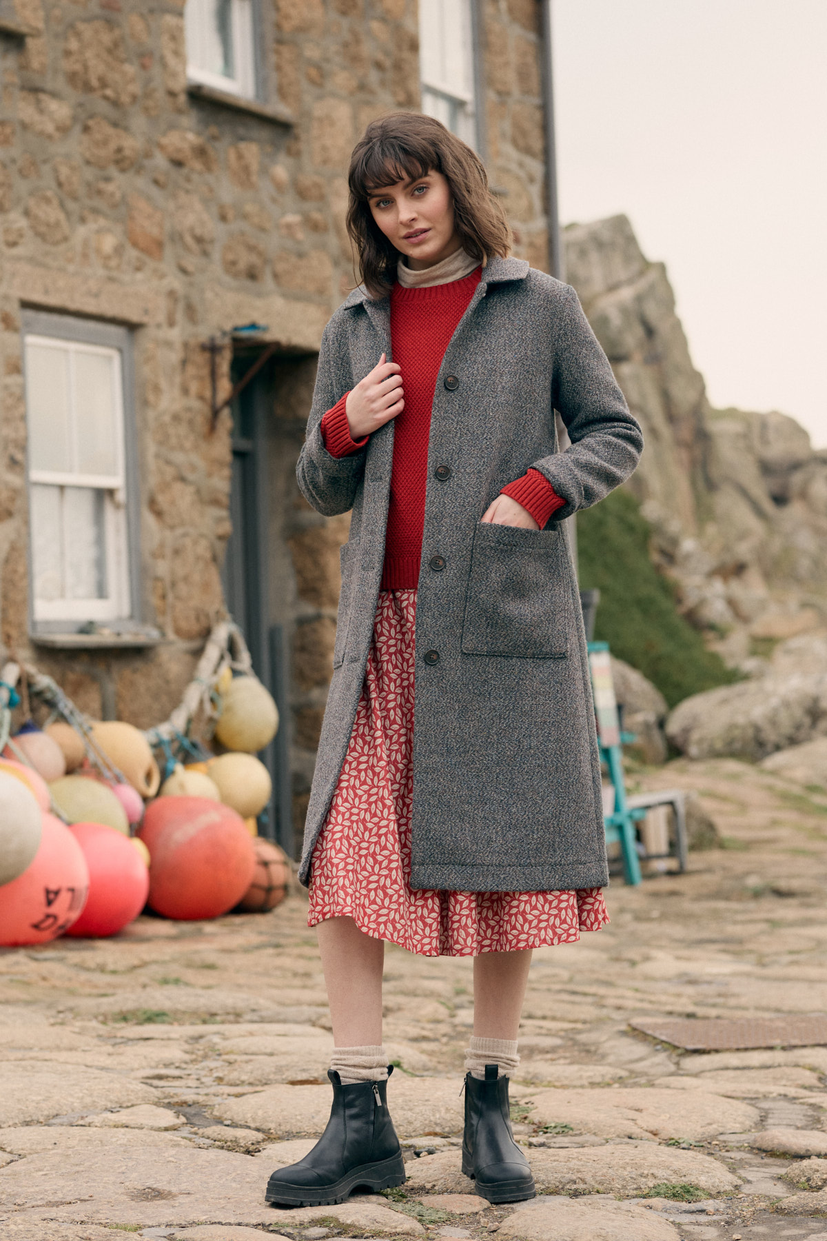Wool blend coat outlet
