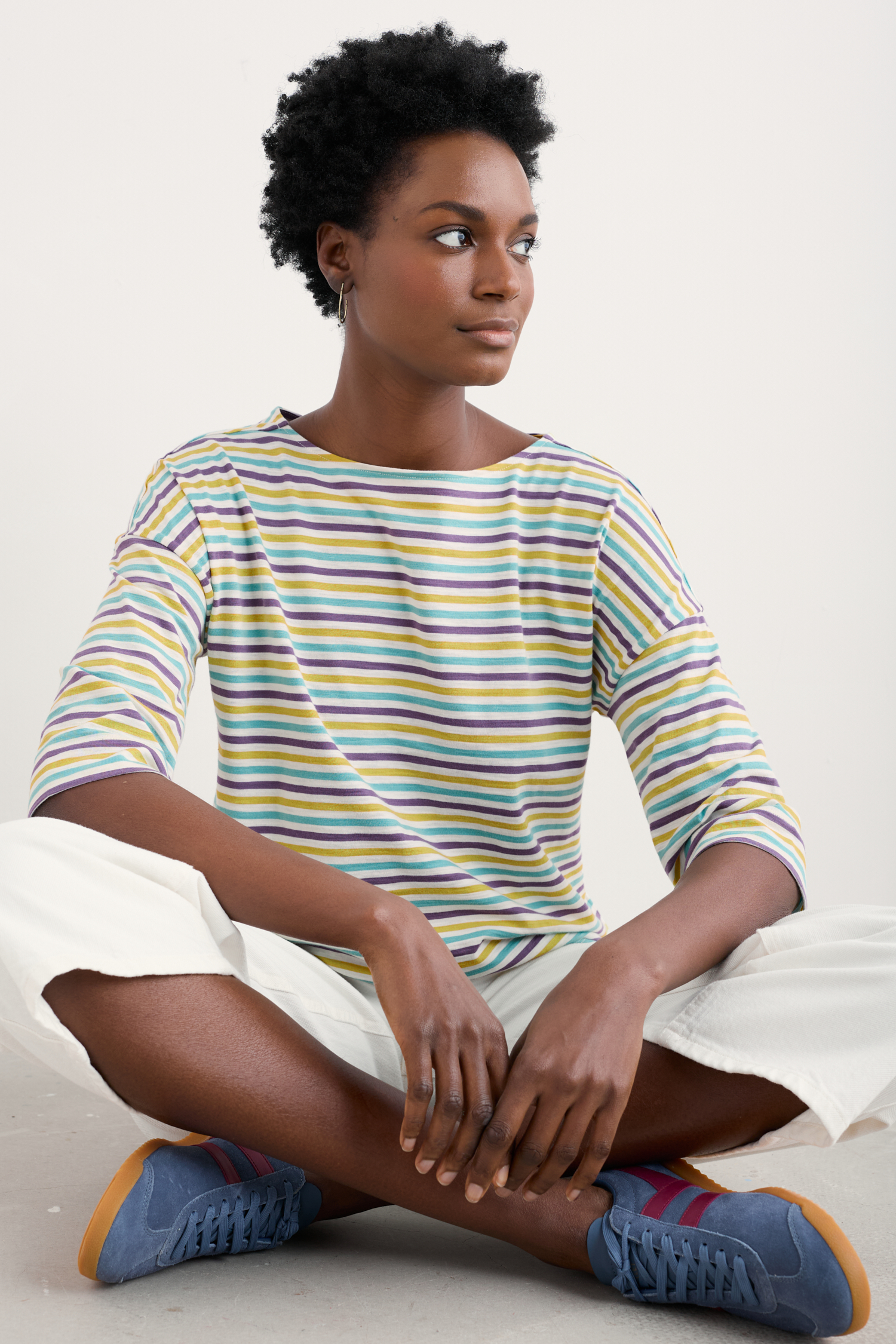 An image of Seasalt  Tremayne Quay Jersey Top 