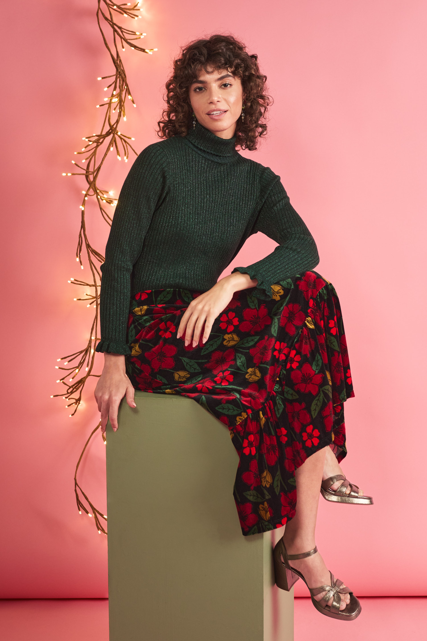 Sparkly on sale roll neck