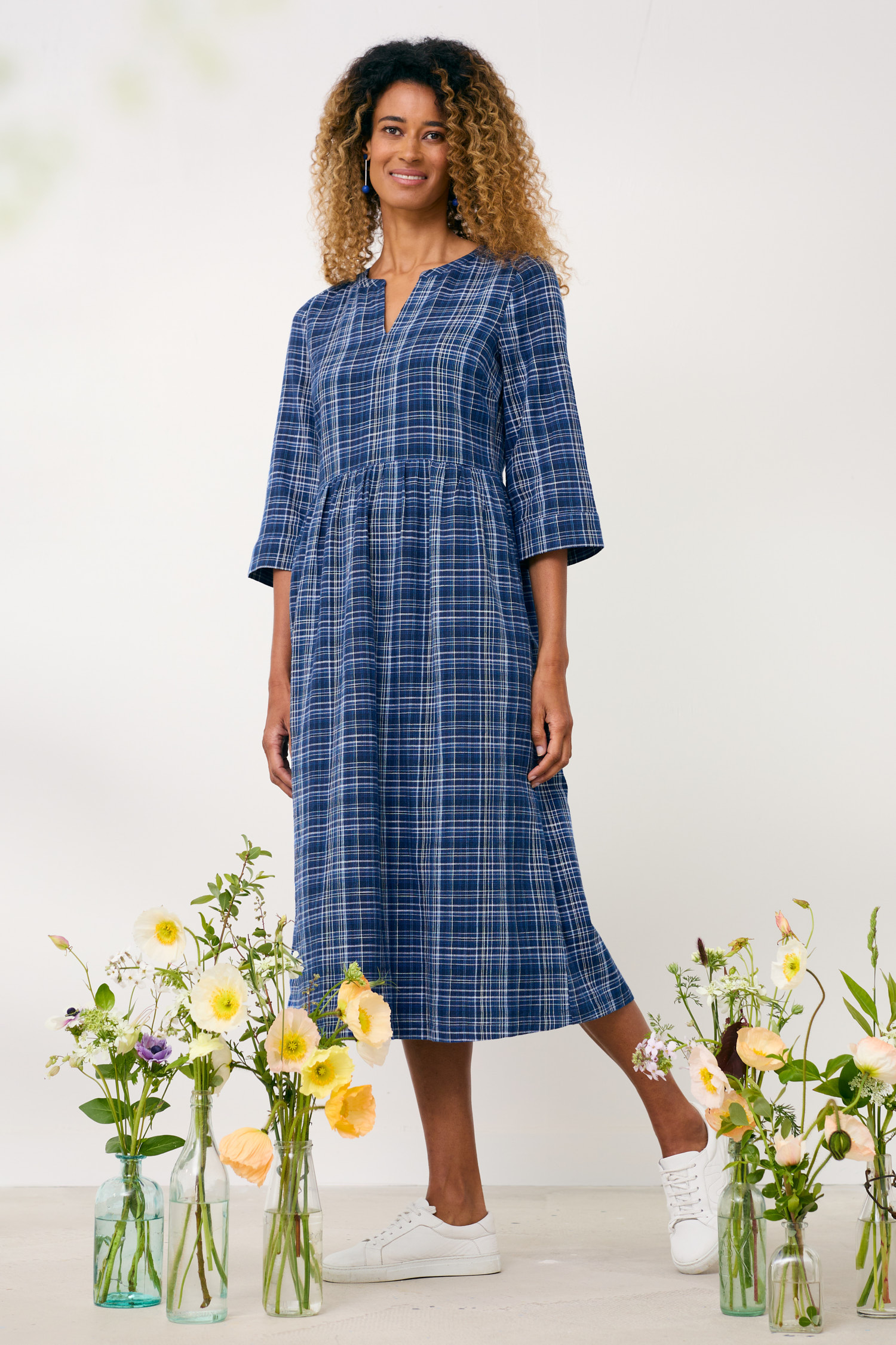 Checked tartan dress discount