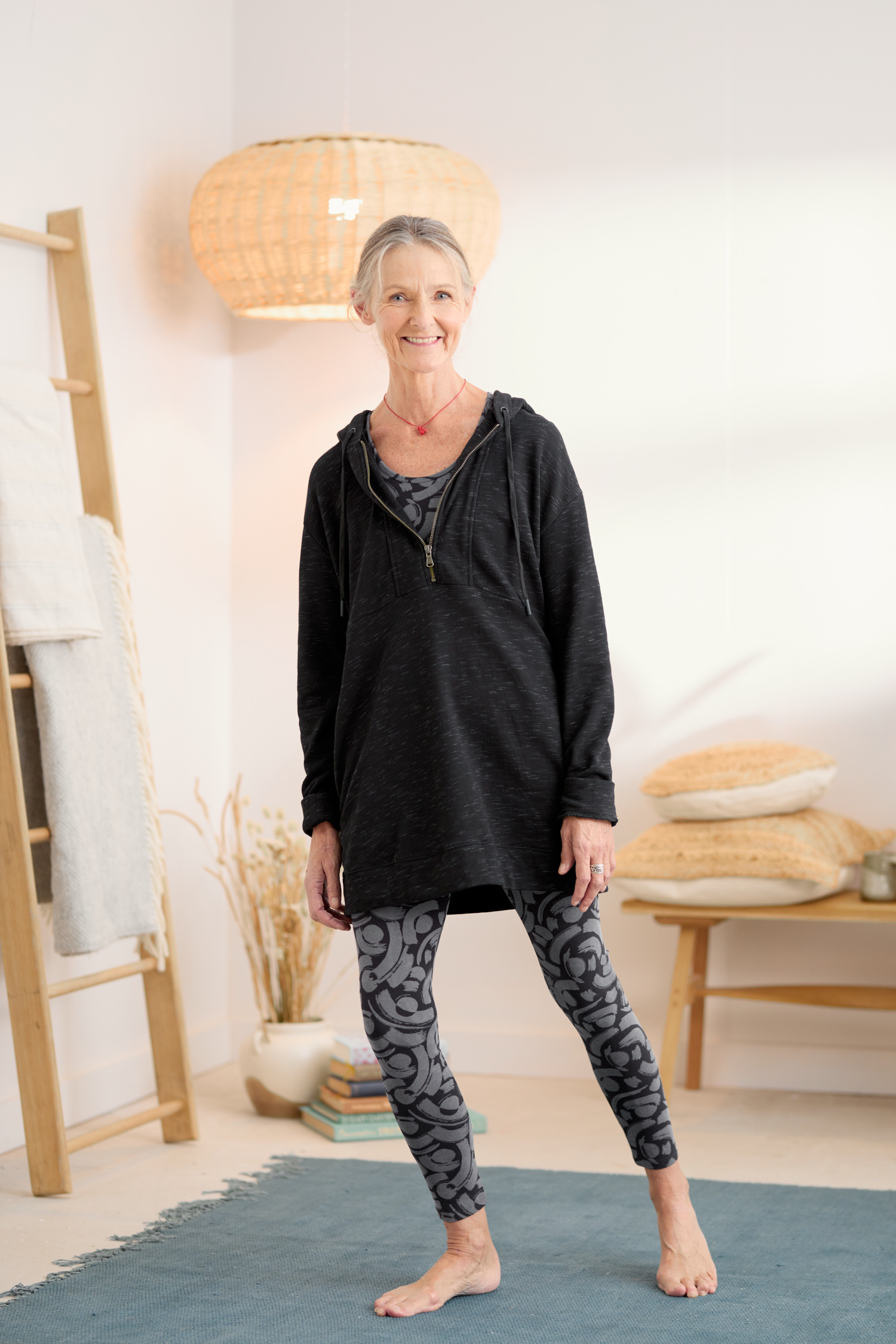 Tunic hooded sweatshirt clearance