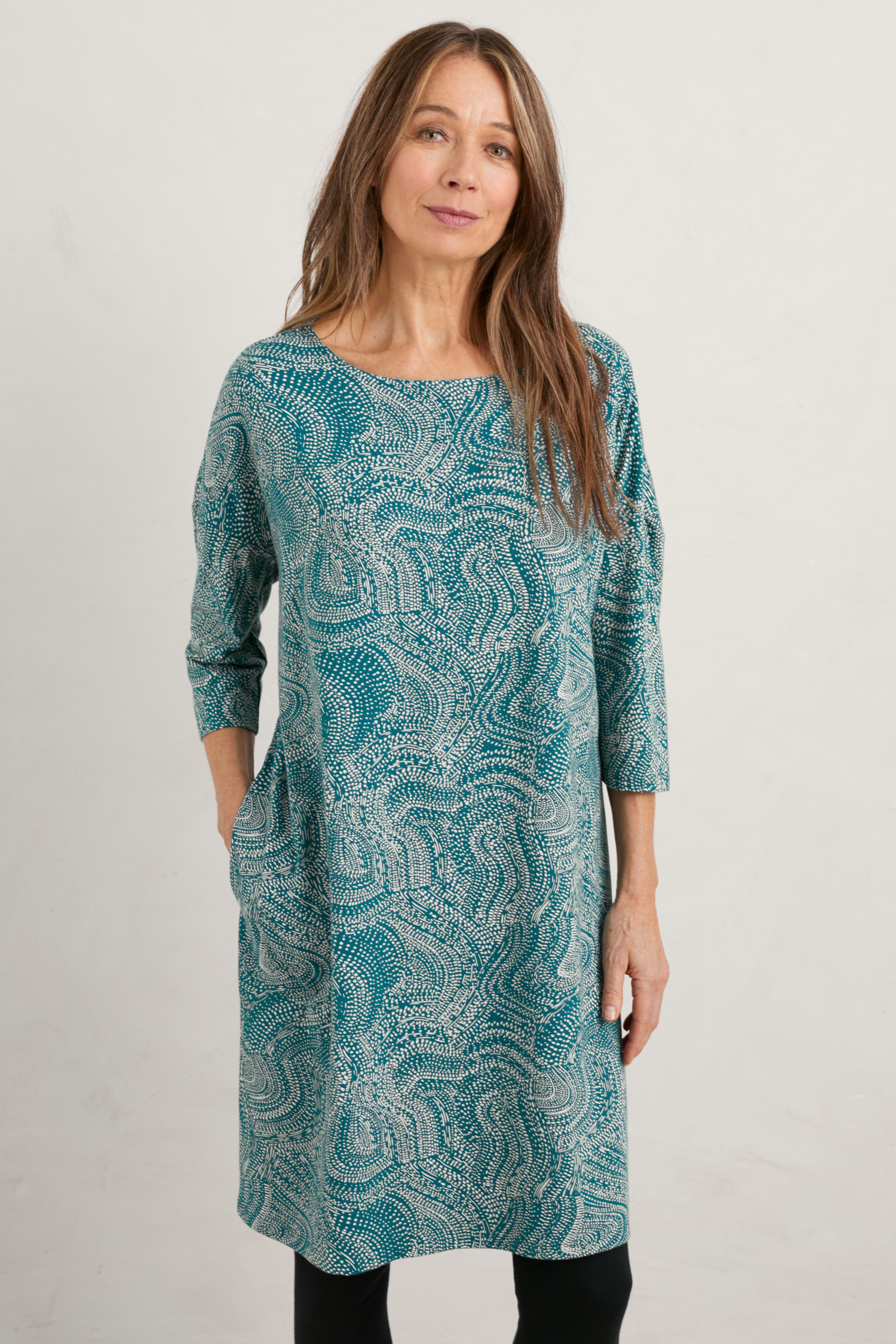 Gabby shift dress seasalt blue top