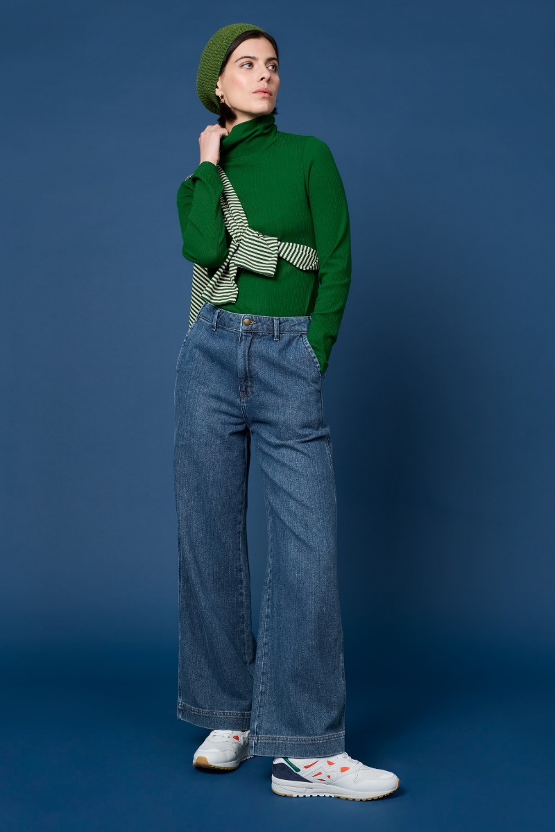 An image of Seasalt  Blake Wide Leg Jeans 