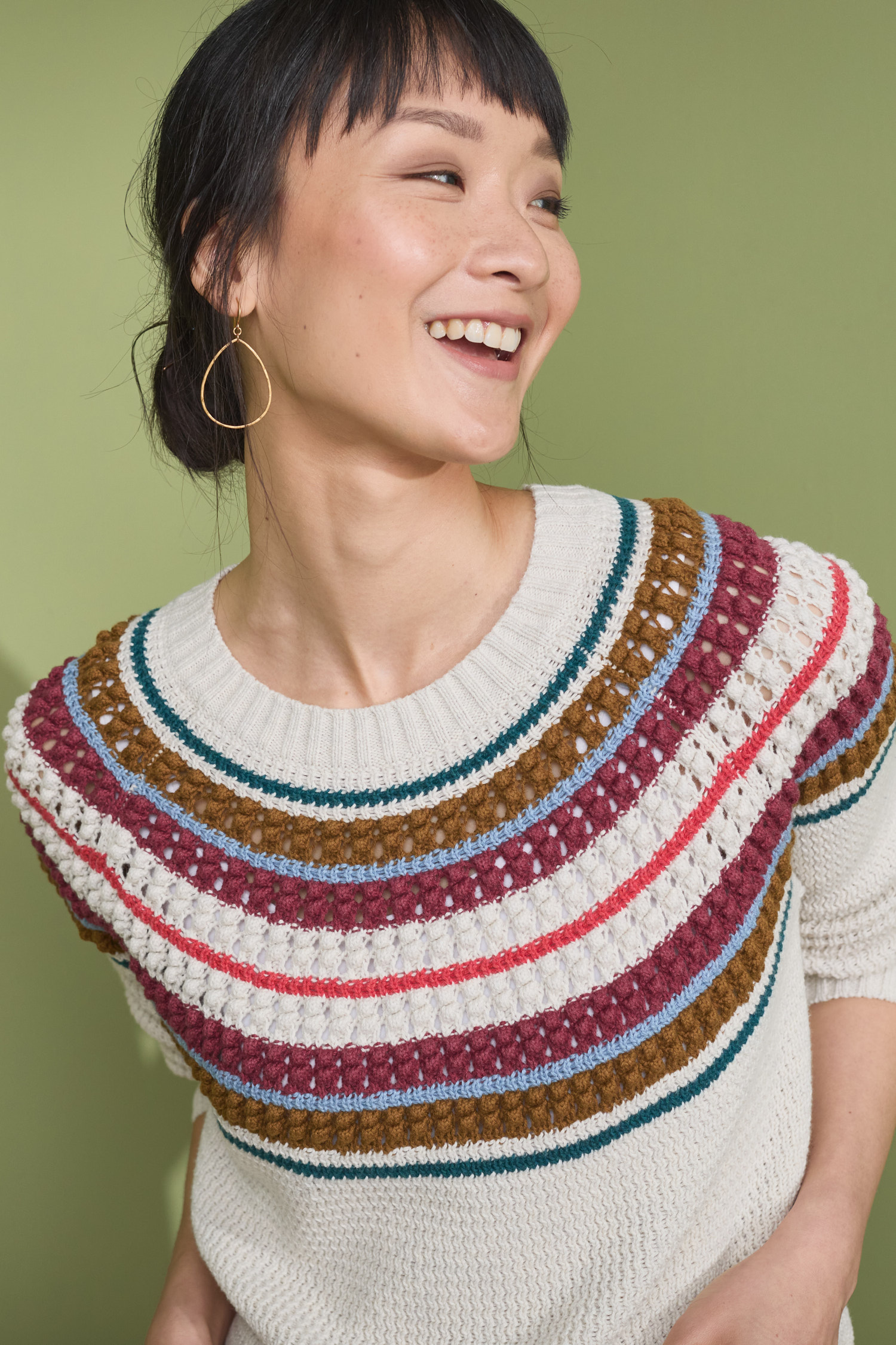 Cotton fairisle jumper shop