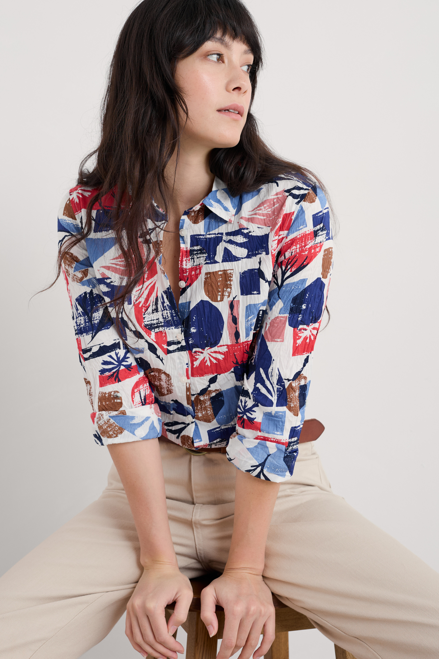 An image of Seasalt  Larissa Shirt in GOTS-Certified Organic Cotton  