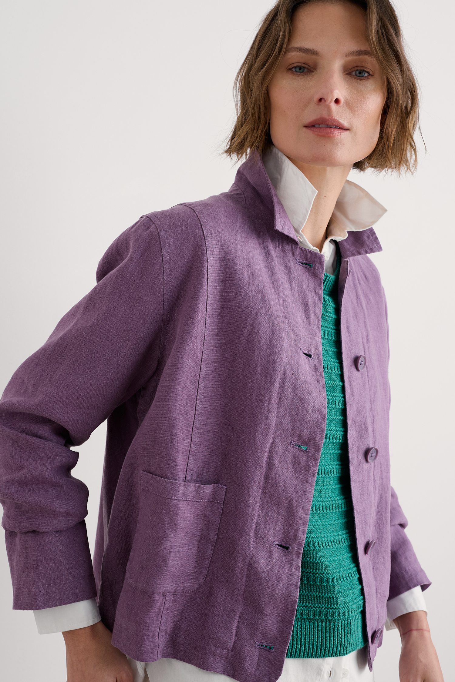 An image of Seasalt  Arame Linen Jacket 
