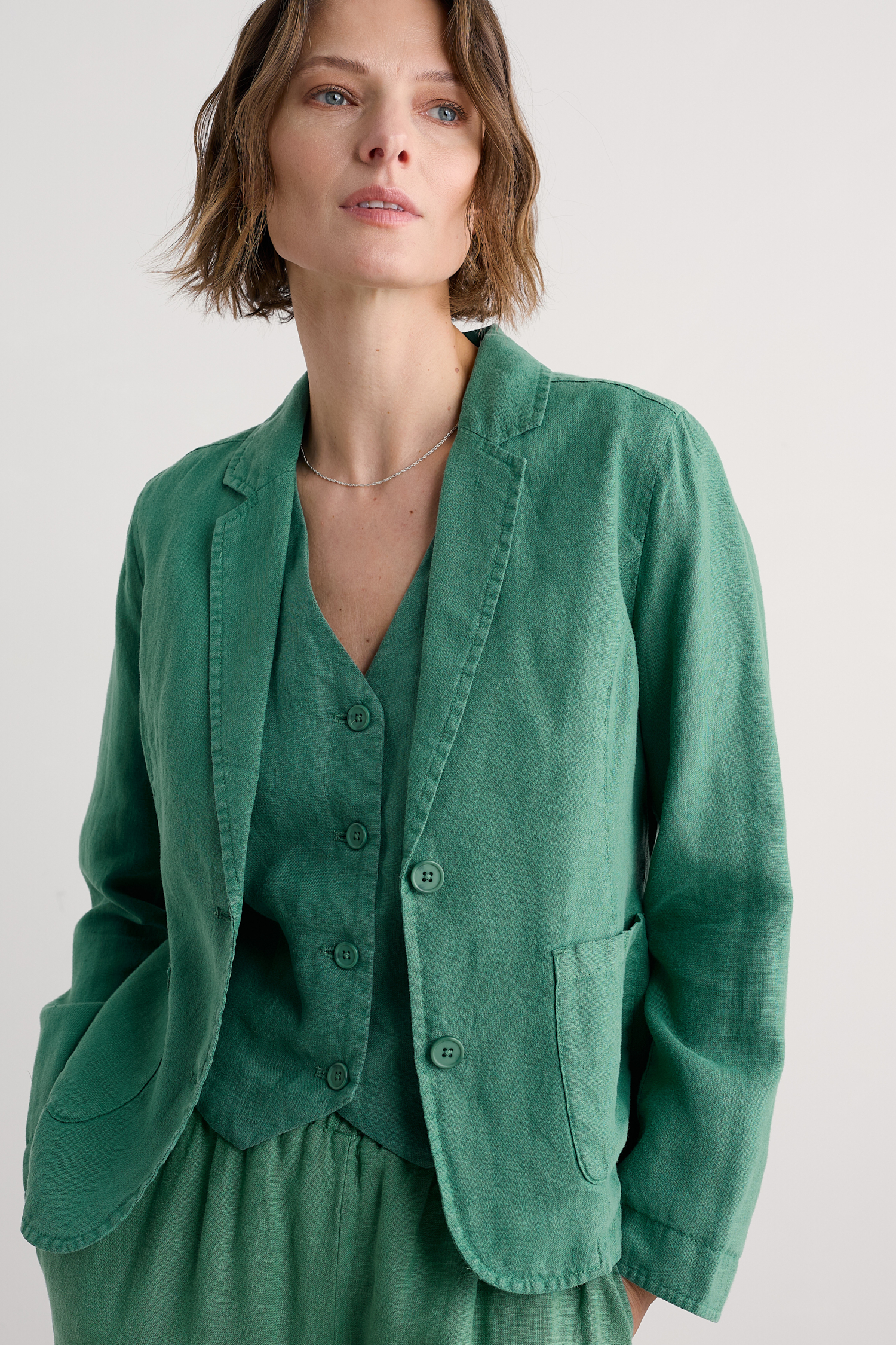 An image of Seasalt  Blinker Linen Blazer 