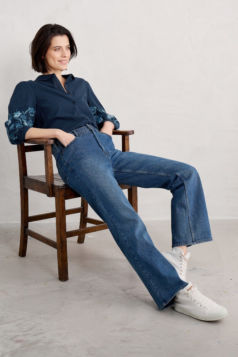 An image of Seasalt  Highmore Bootcut Jeans 