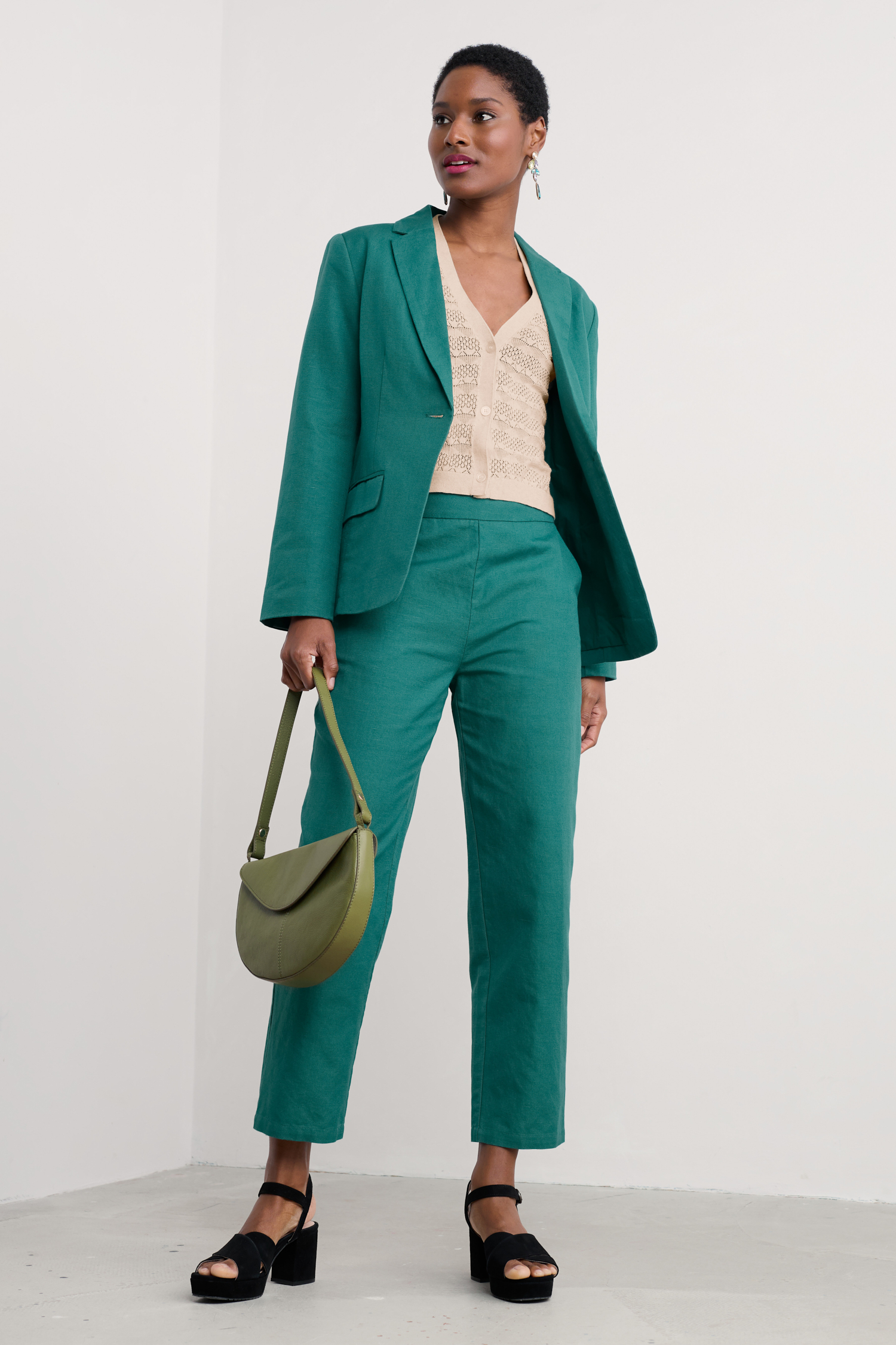 An image of Seasalt  Westlin Straight Leg Suit Trousers 