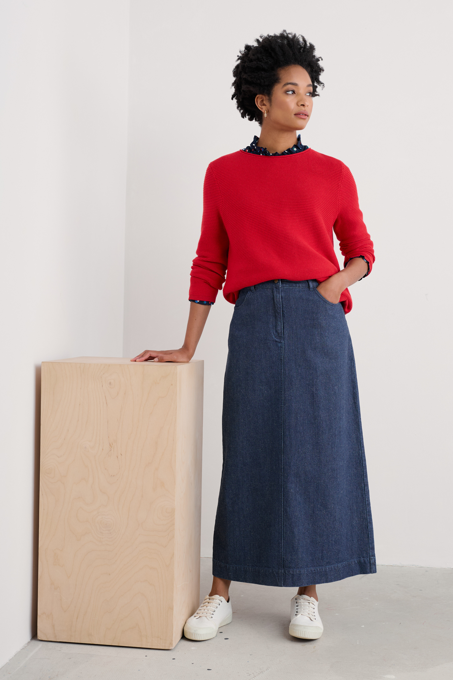 An image of Seasalt  Makers Cotton Jumper 