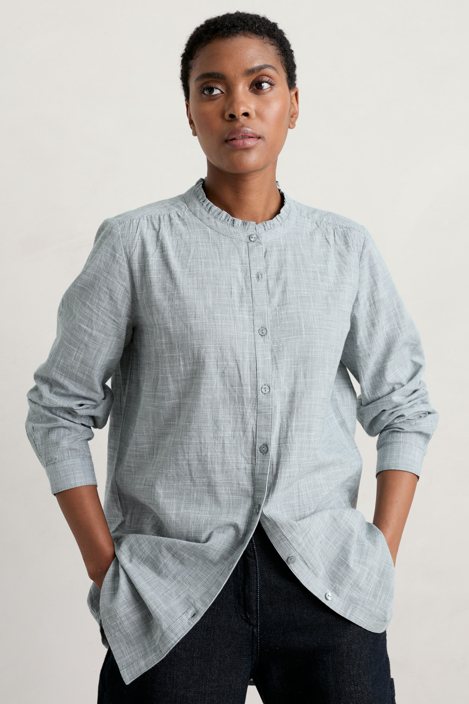 Grey 2025 longline shirt