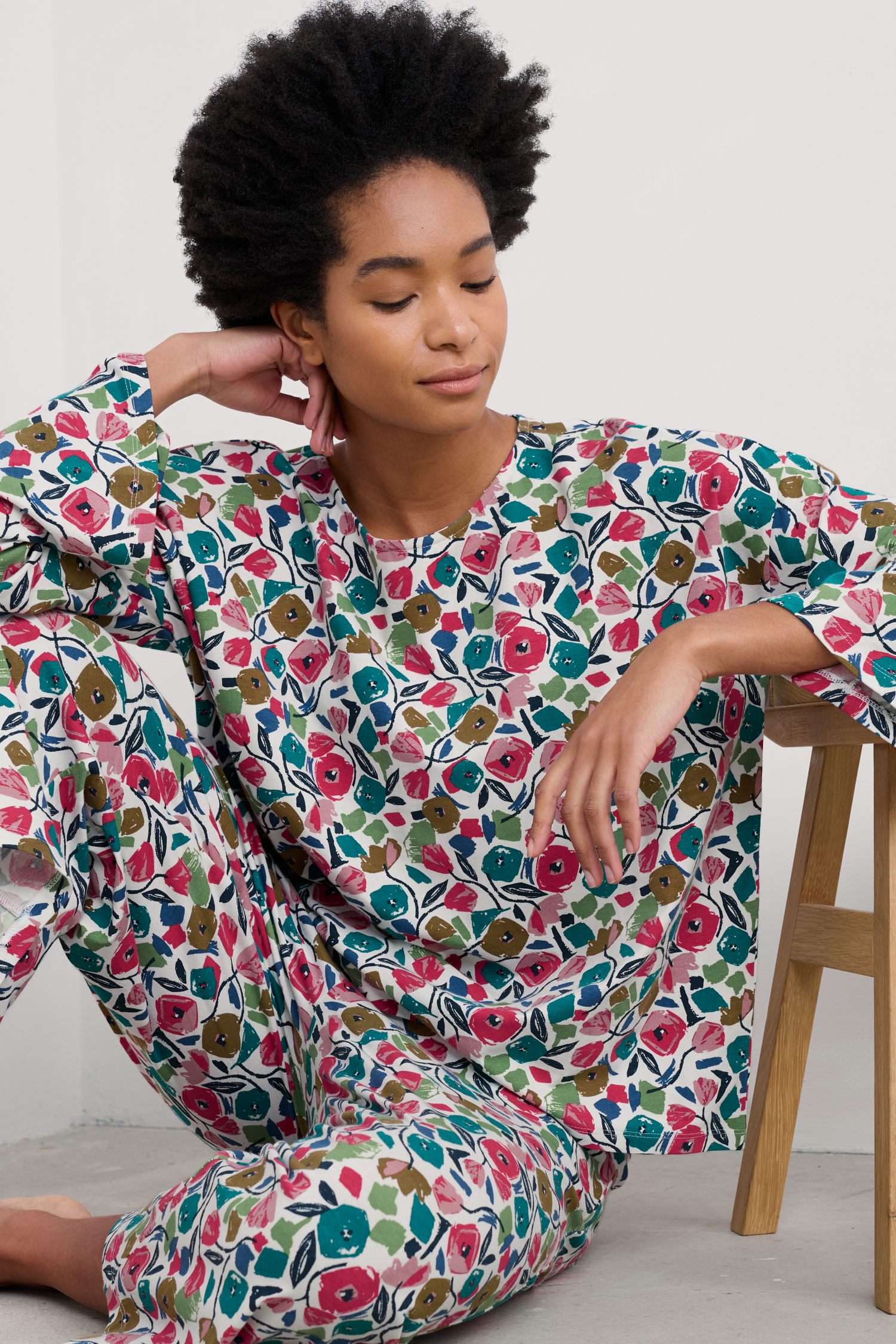 An image of Seasalt  Tree Shadow Jersey Pyjamas 