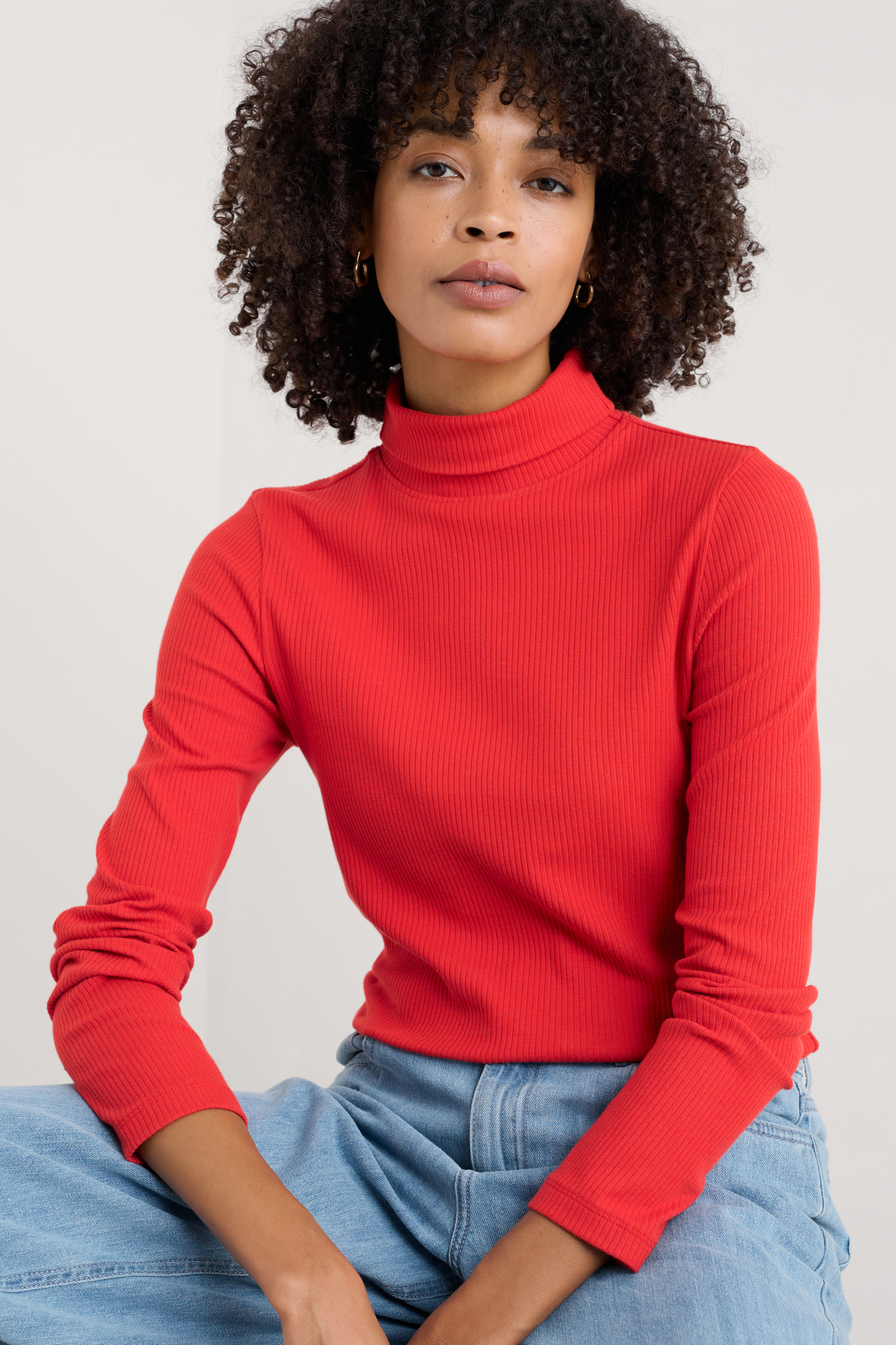 An image of Seasalt  Hazel Rib Top in GOTS-Certified Organic Cotton Jersey 
