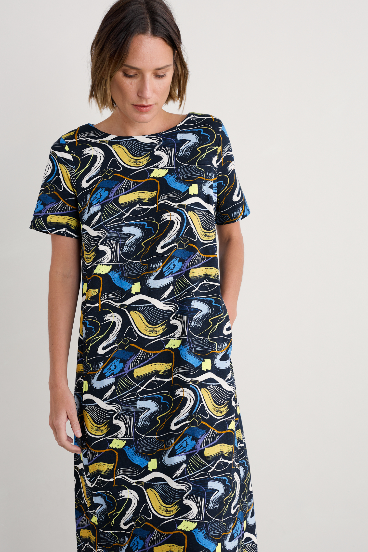 An image of Seasalt  Pipers Short Sleeve Dress 