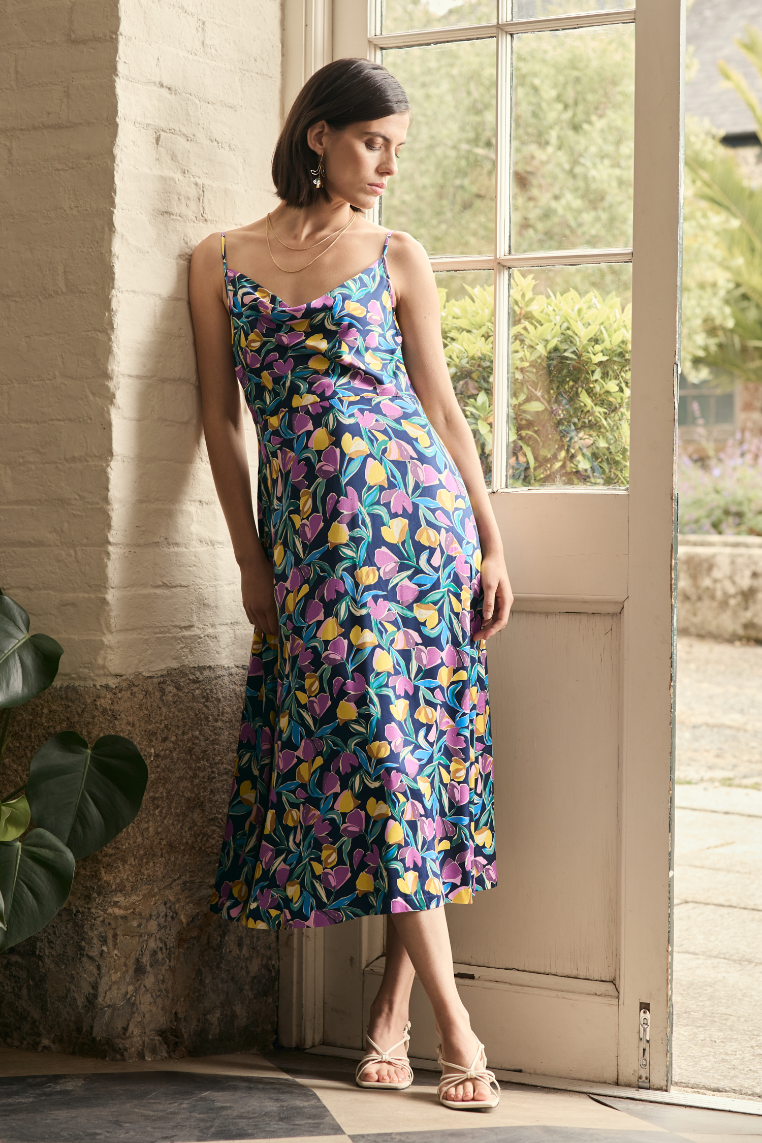An image of Seasalt  Housel Bay Satin Cami Dress 