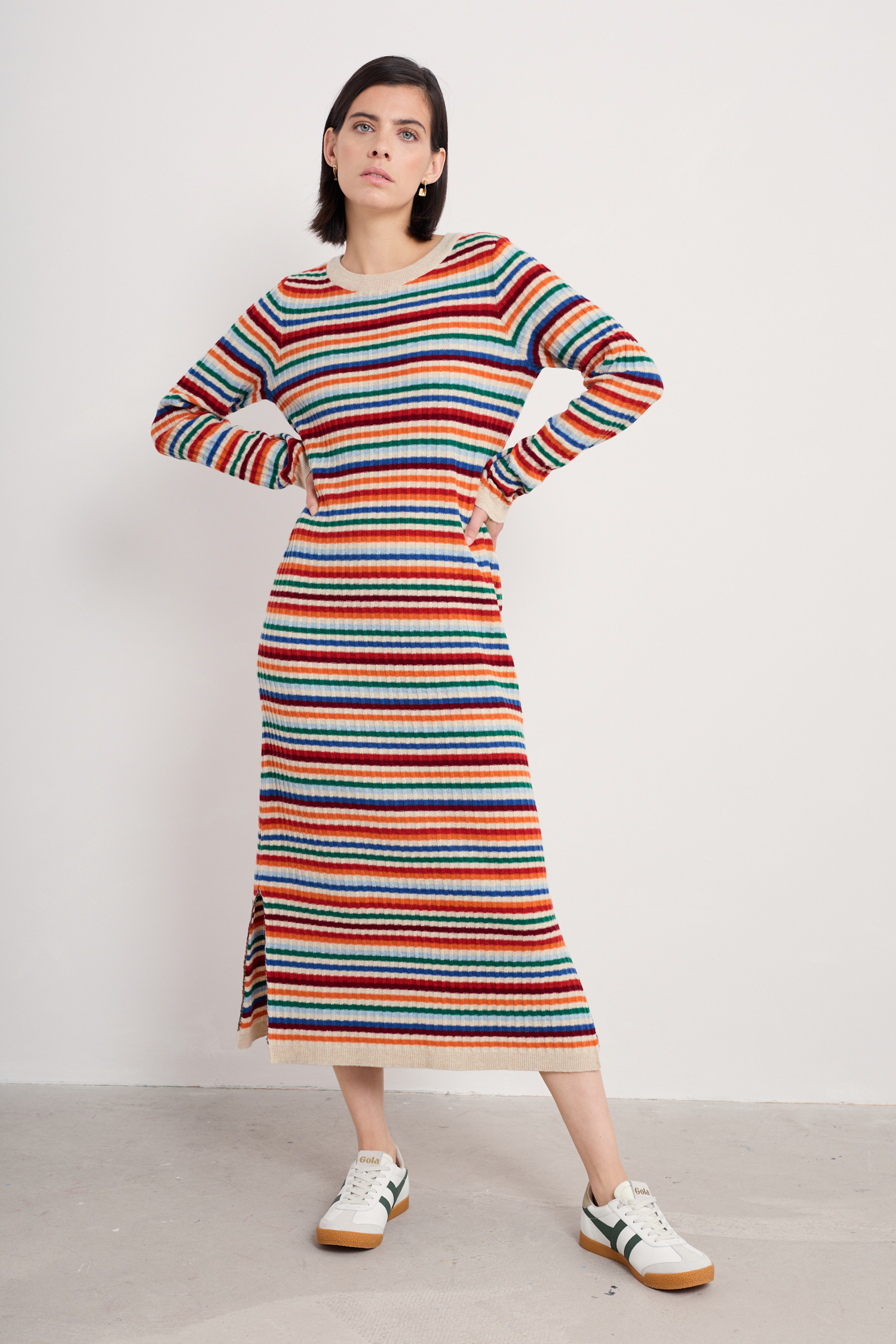 An image of Seasalt  Wall Penny Column Dress Made With Merino 