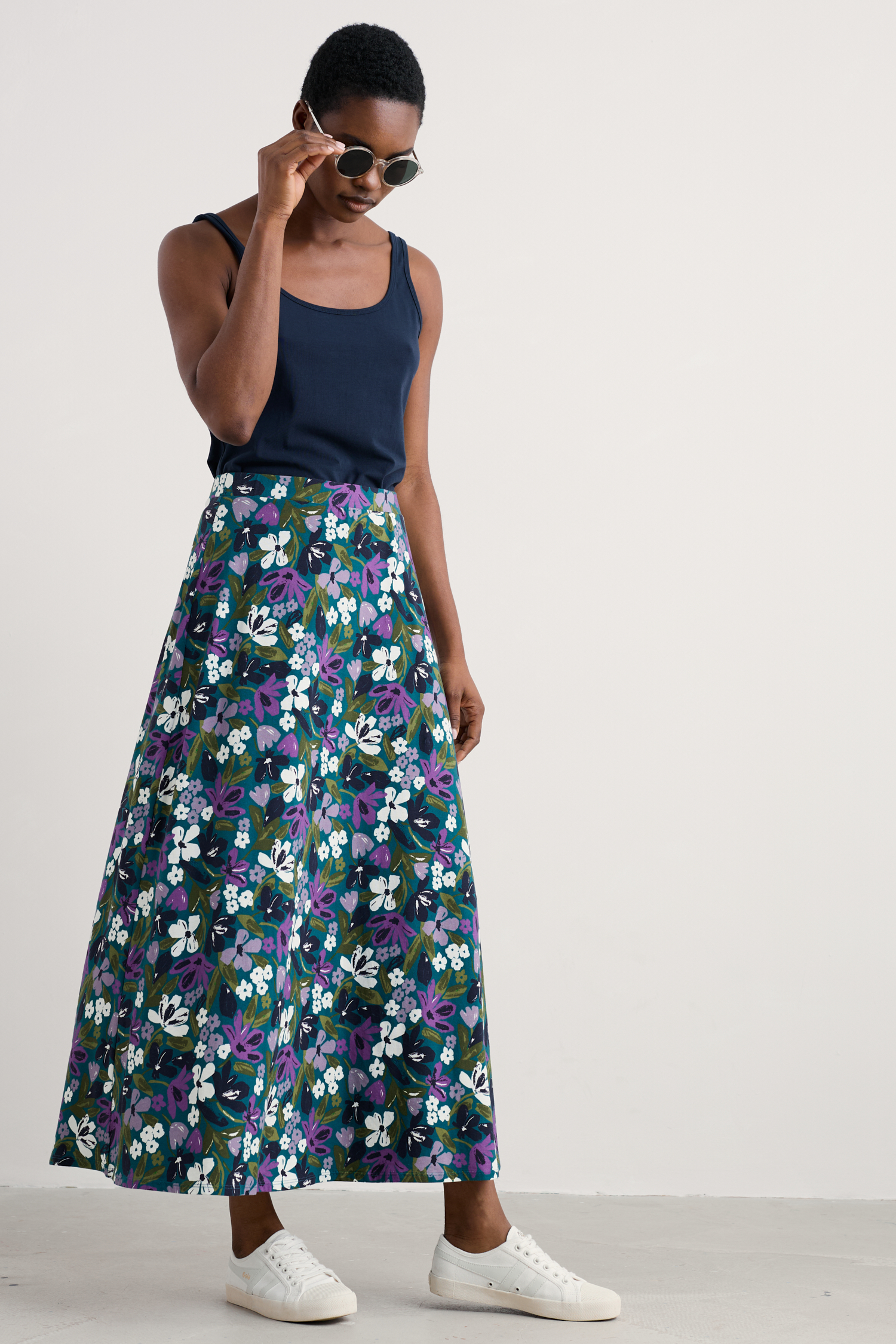 An image of Seasalt  Rose A-Line Skirt 