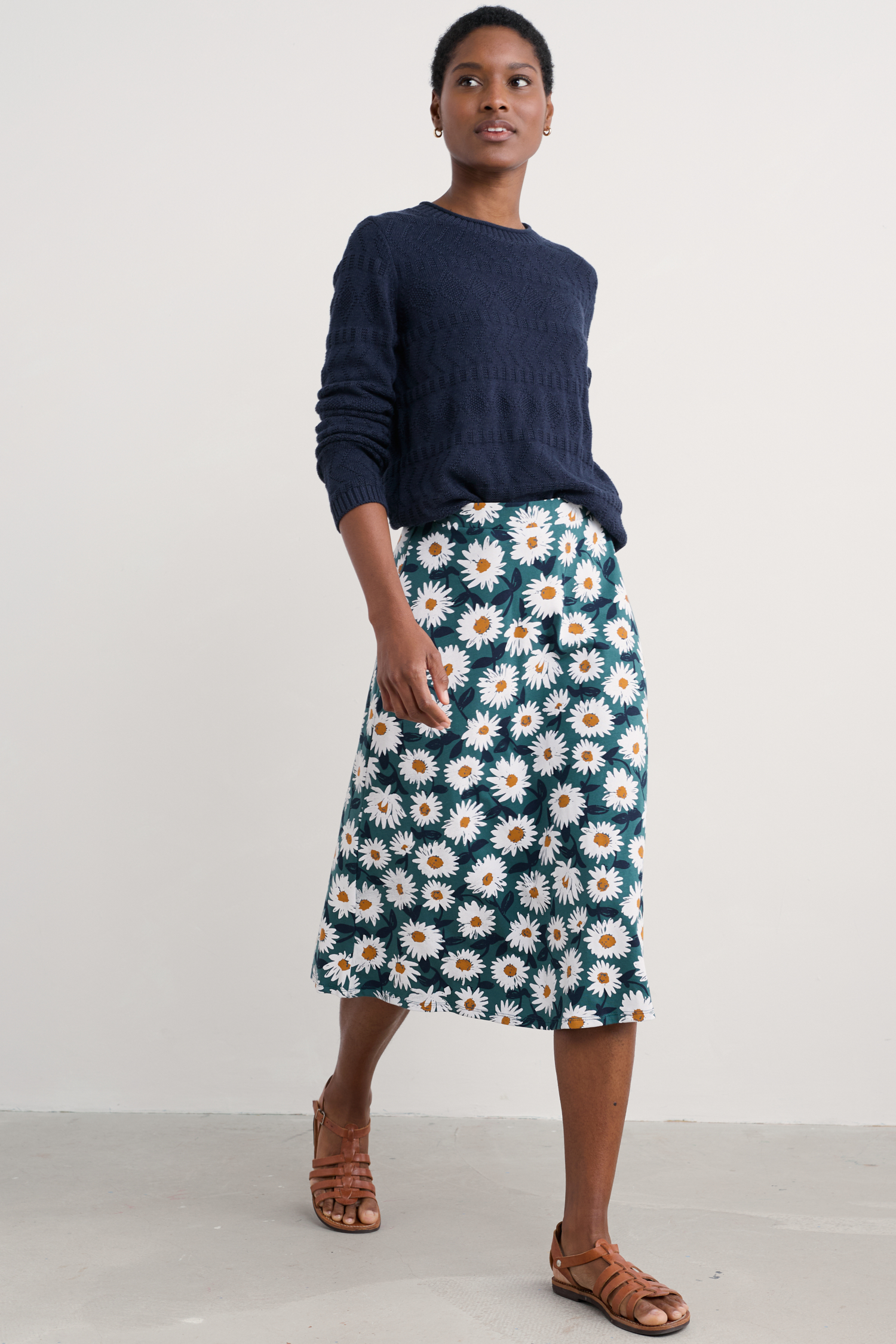 An image of Seasalt  Rose A-Line Skirt 