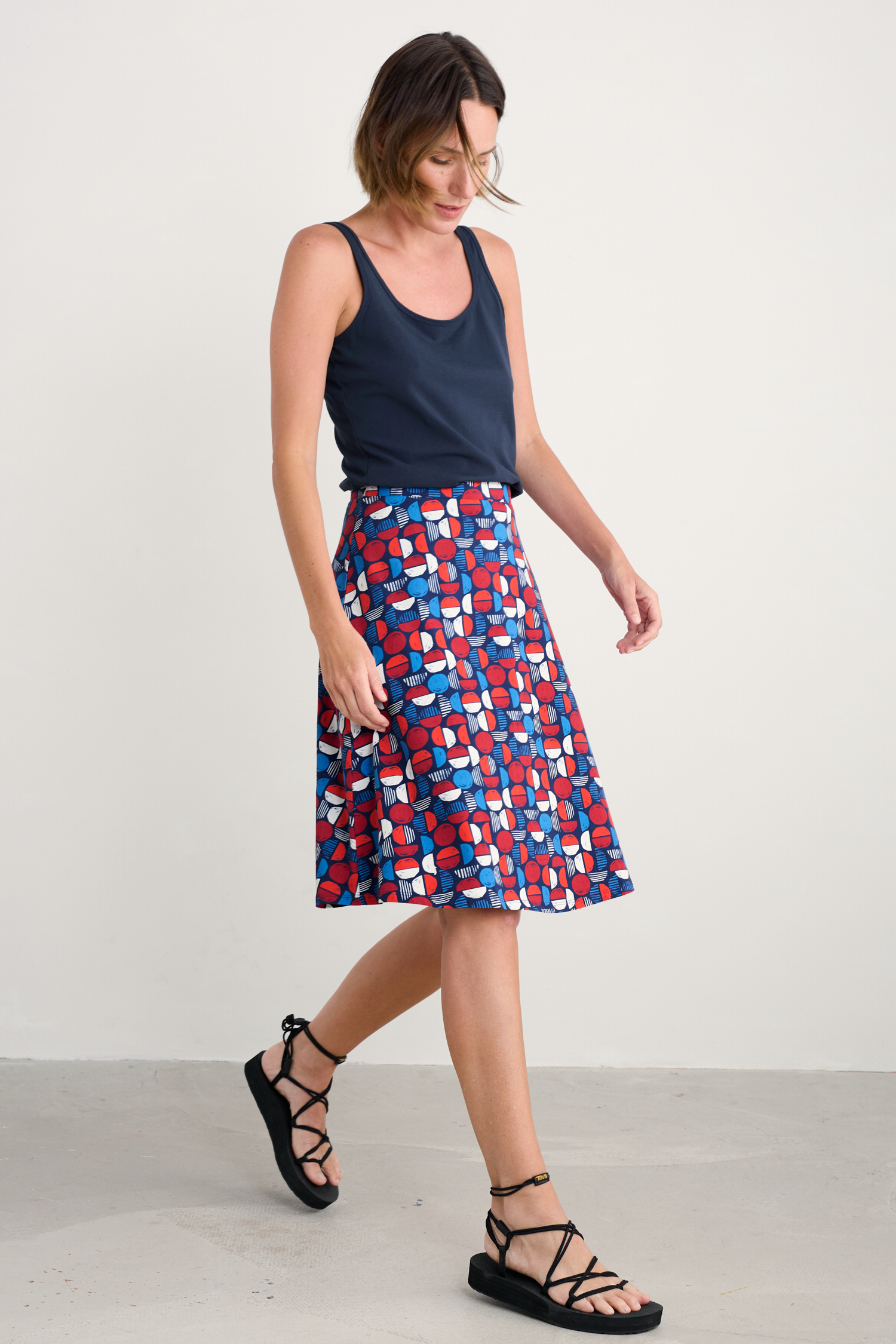 An image of Seasalt  Rose A-Line Skirt 
