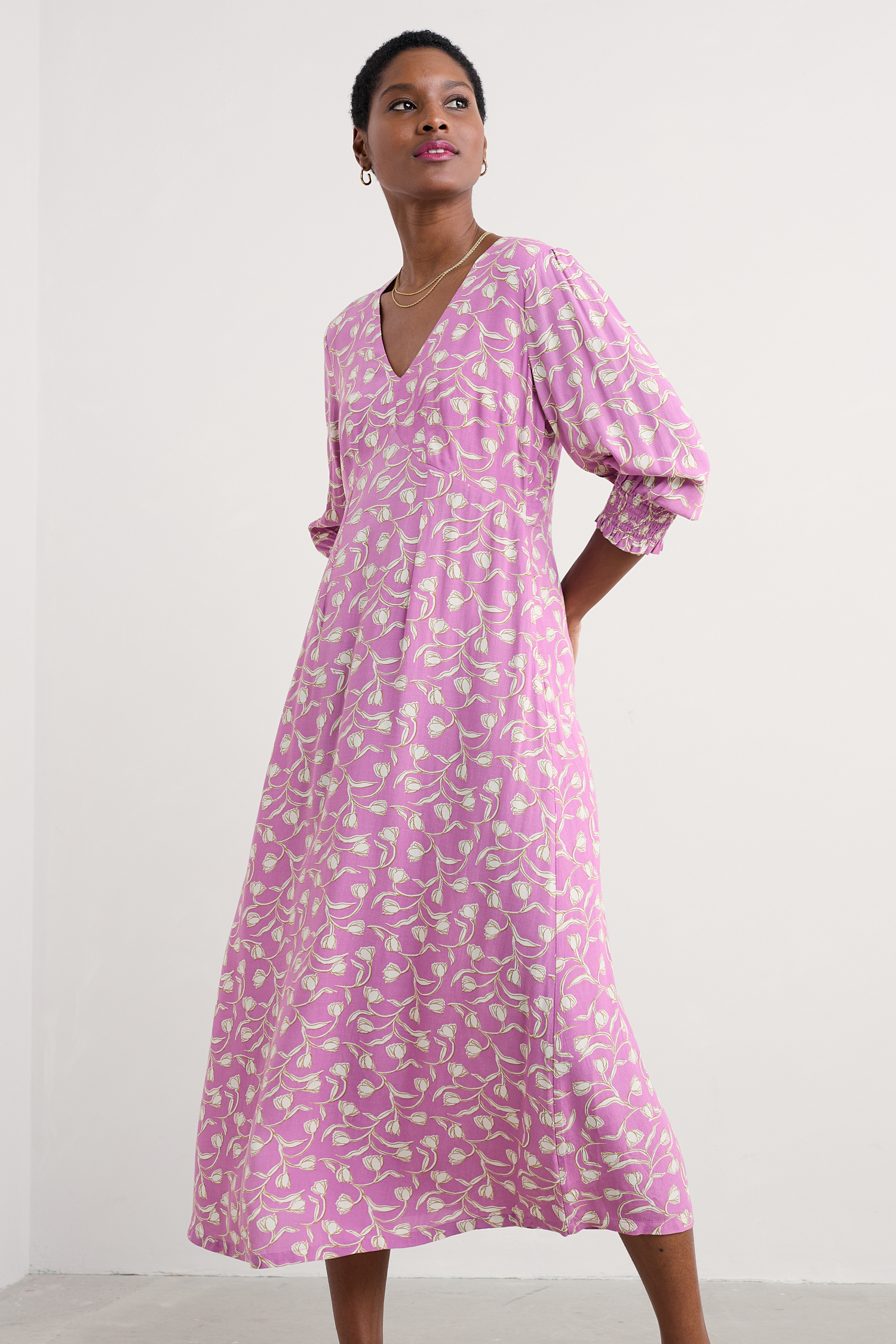 An image of Seasalt  Bell Gable Above-Ankle Dress 