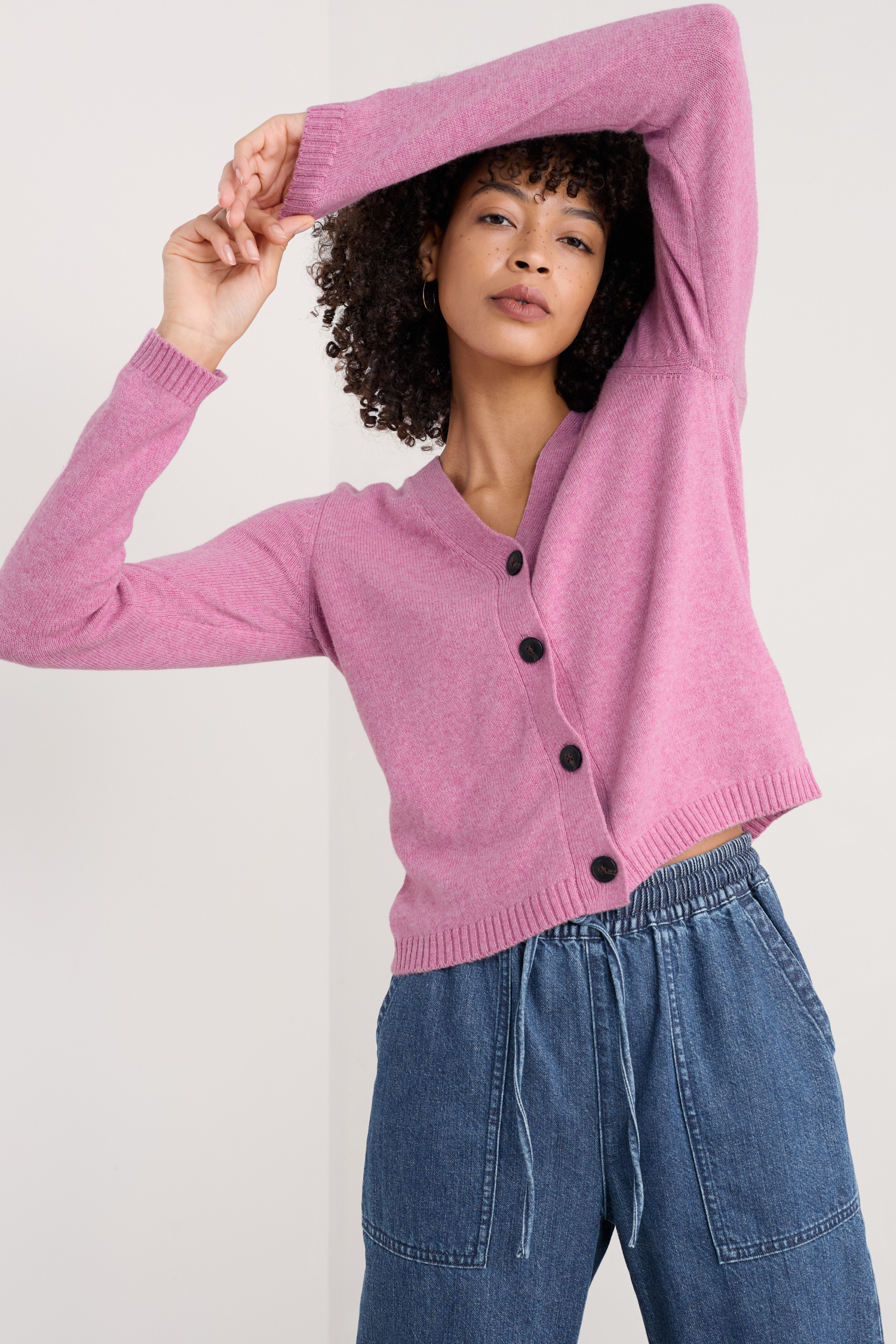 An image of Seasalt  Kelyn Knitted Cardigan Contains Merino Wool 