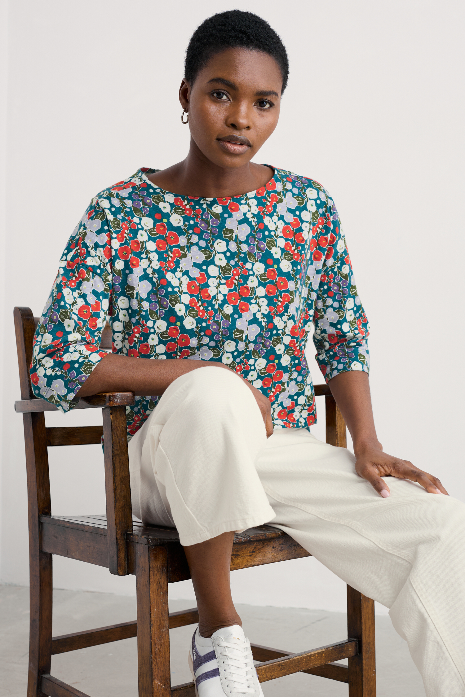 An image of Seasalt  Tremayne Quay Jersey Top 